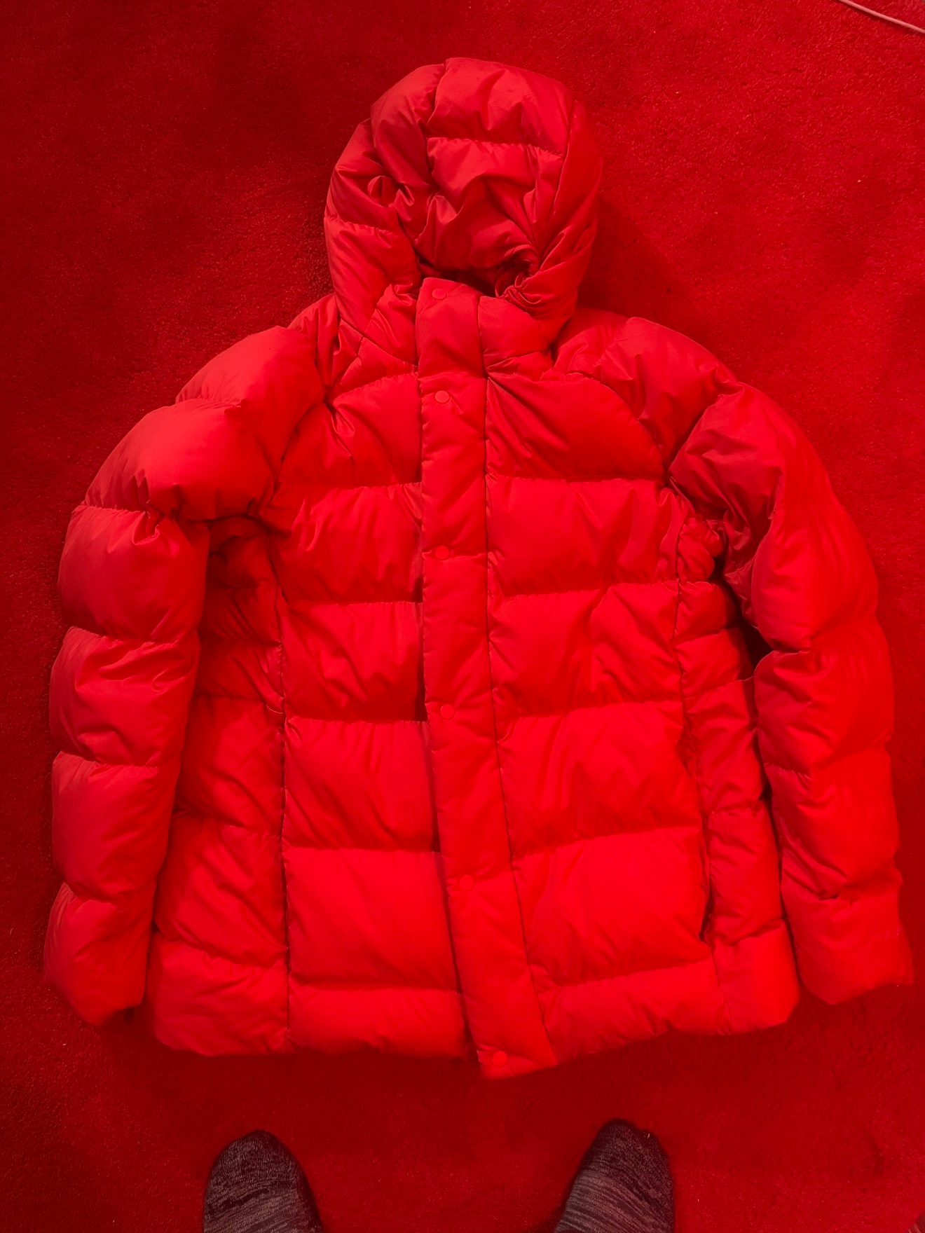 Lululemon Down For It All Jacket — Men's L, Red - photo 3