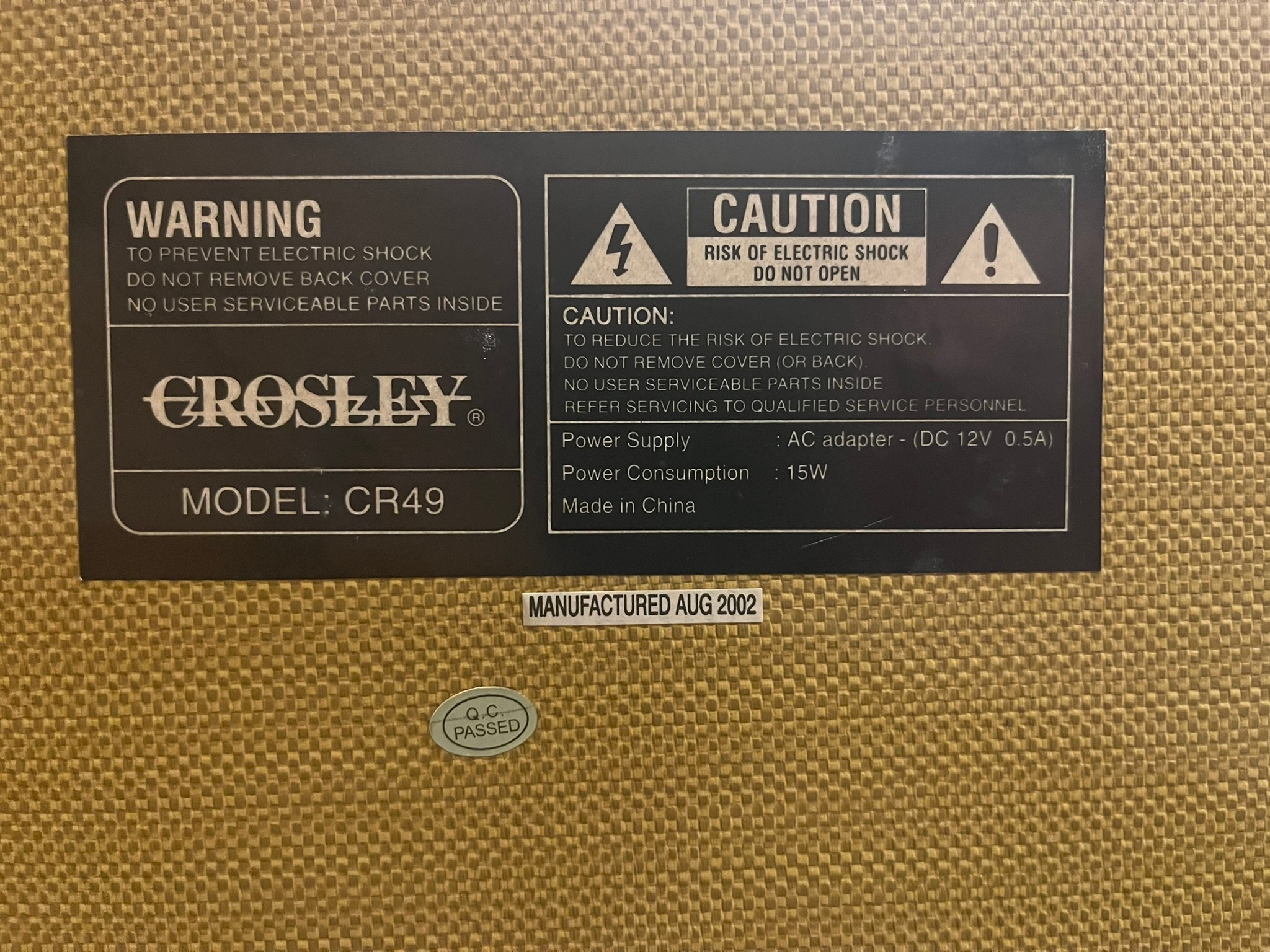 Crosley Record Player - photo 3