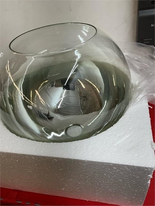 Gradient Silver Globe Pendant Light 30cm – Excellent Condition - photo 4