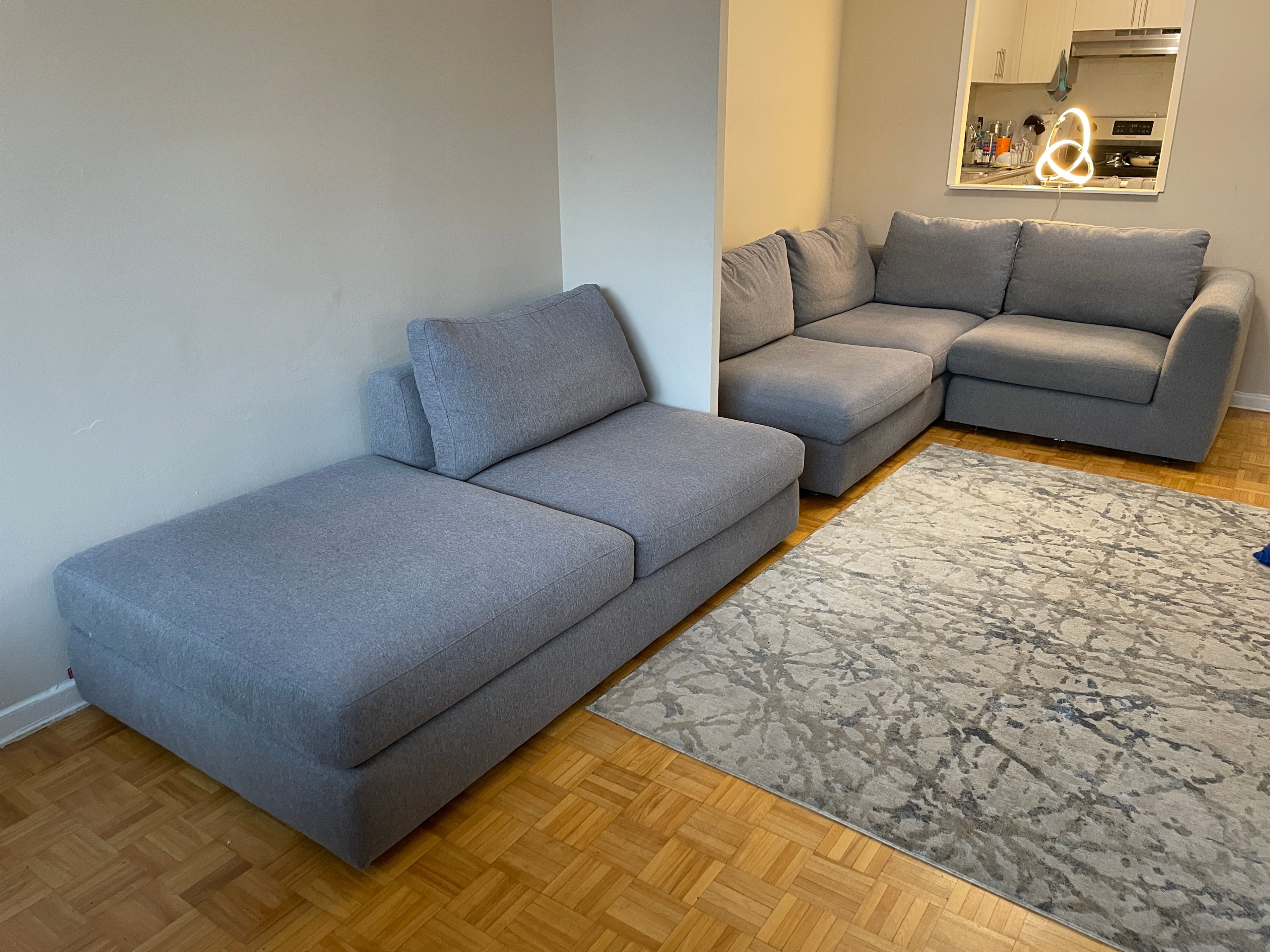 Moving Sale - EQ3 Cello Custom 3-Piece Sectional - photo 4