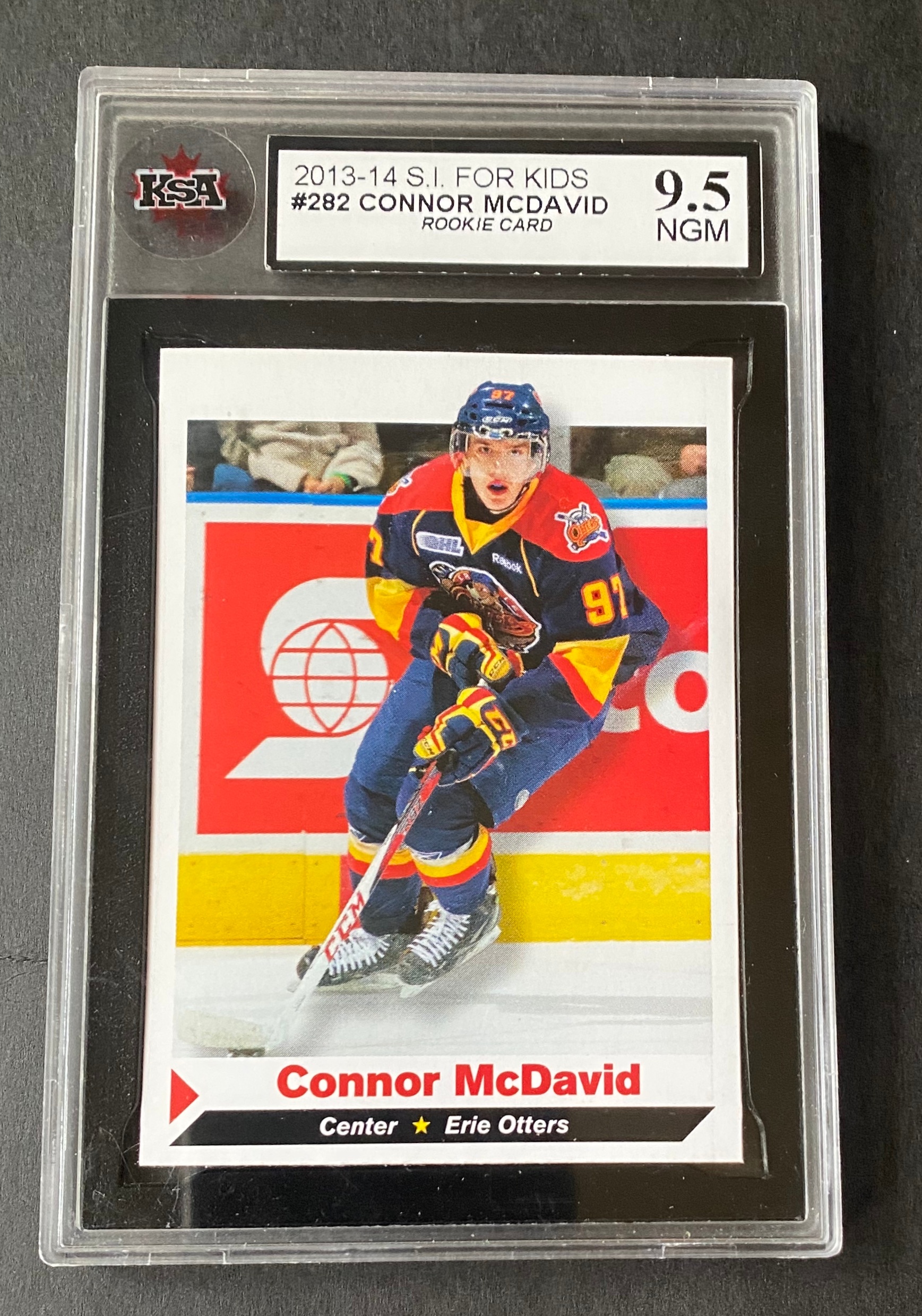 2013 Edmonton Oilers Connor Mcdavid Rookie For Kids KSA 9.5