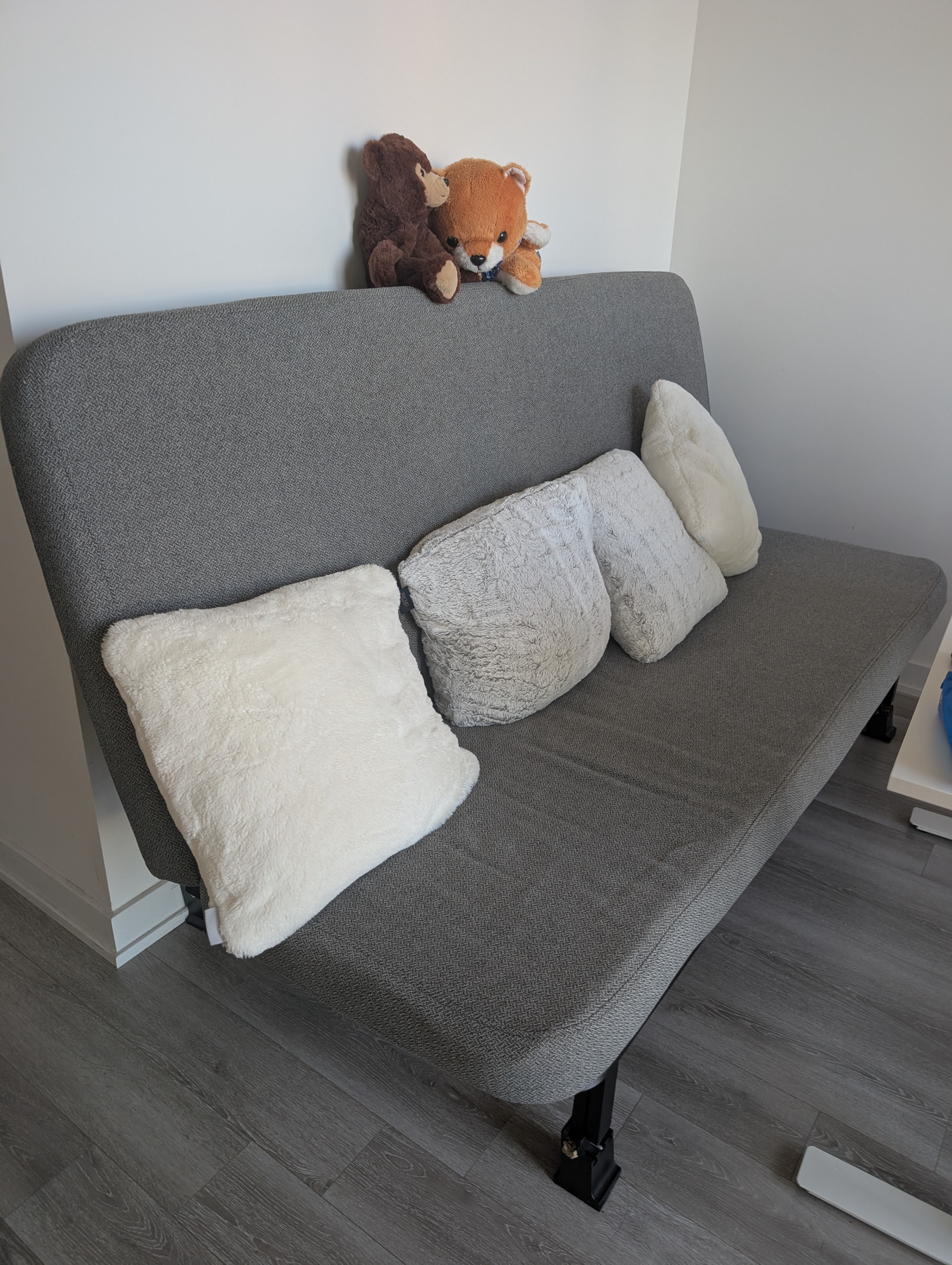 Grey Fabric Sofa – Moving Sale
