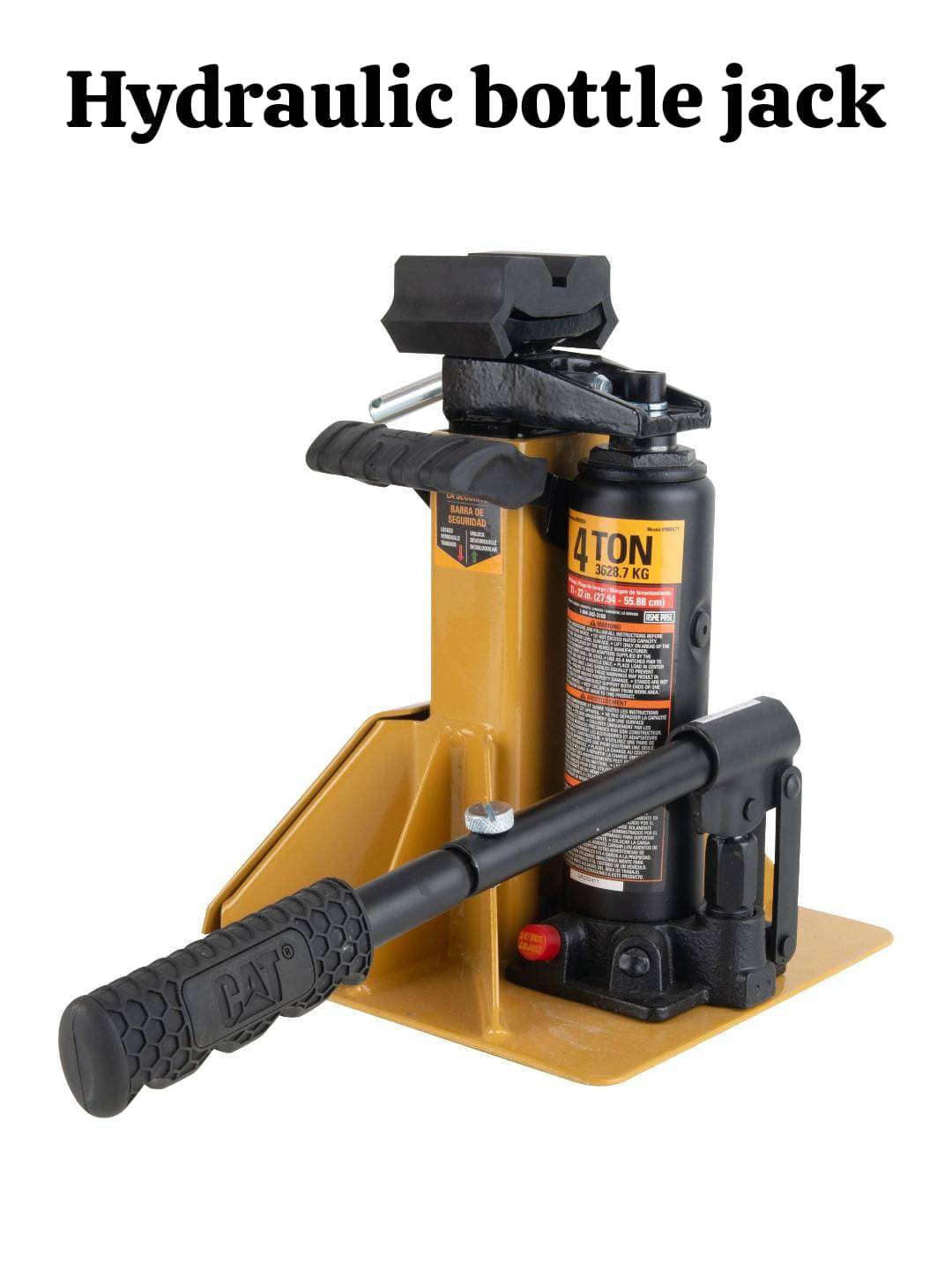 3-Ton Black Hydraulic Jack - photo 5