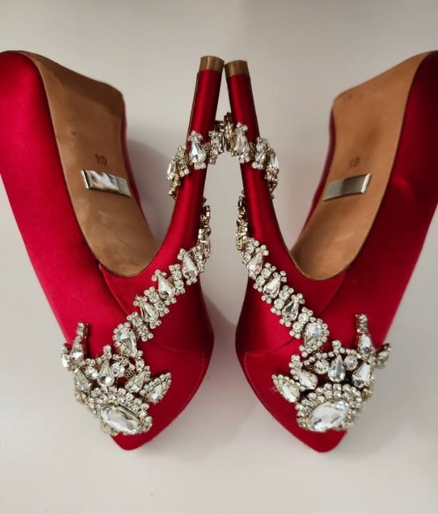 Sandals Badgley Mischka High Heels Size 6.5