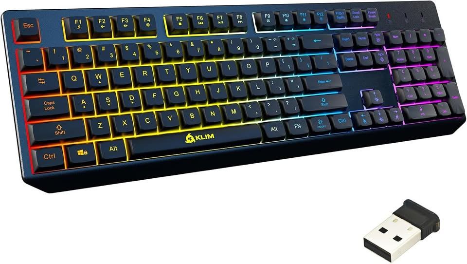 KLIM Chroma Wireless Gaming RGB Keyboard