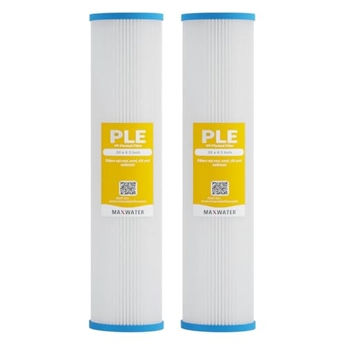 20” x 4.5” Max Water 50 Micron Sediment Filters – 2 Pack
