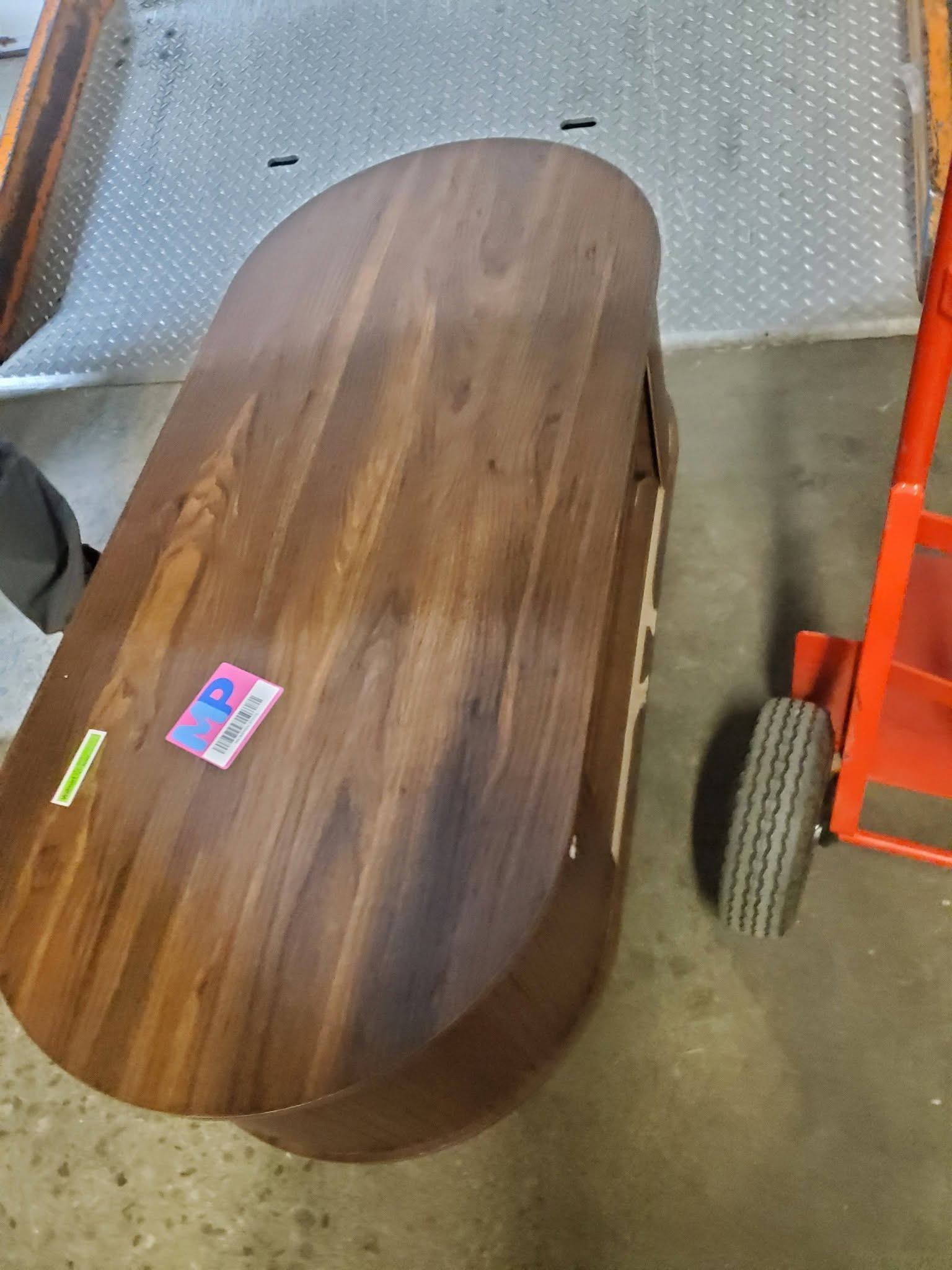 Coffee Table Sliding Door, Mid Century Modern Center Table - photo 5