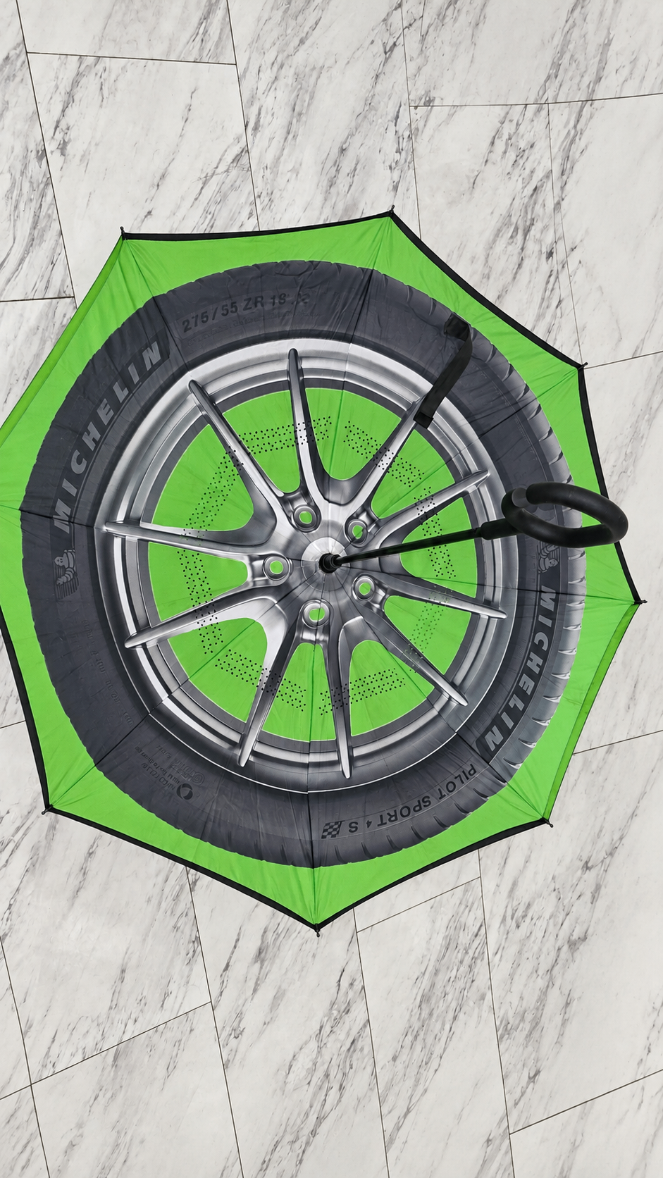Large 48" Inverted Reverse Inverted Double-Layer Umbrella - photo 2