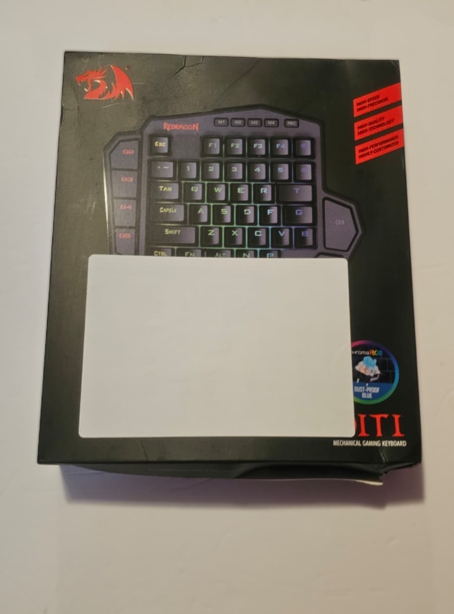 NEW Redragon K585 DITI One-Handed Mechanical Gaming Keyboard - photo 2