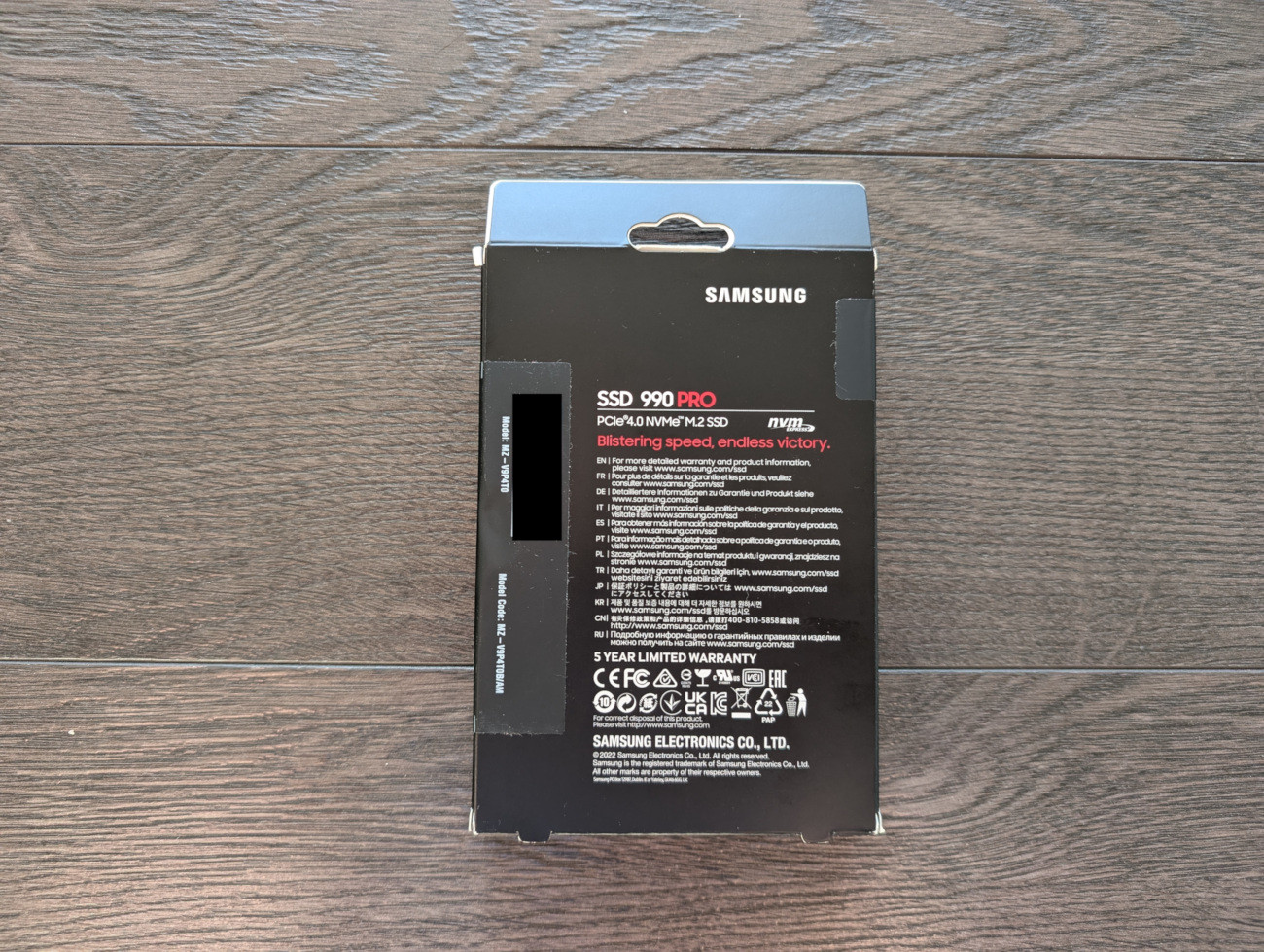 [New, sealed] Samsung 990 Pro NVMe M.2 4TB SSD - photo 2