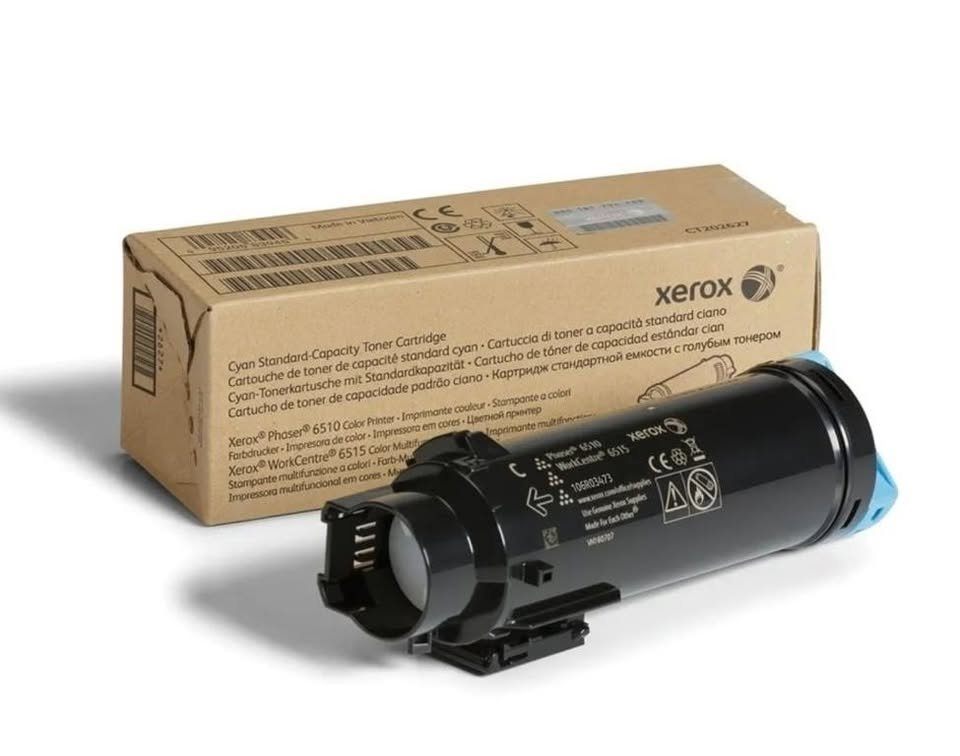 New Xerox Cyan Metered Toner Cartridge, 106R03489 CT202542