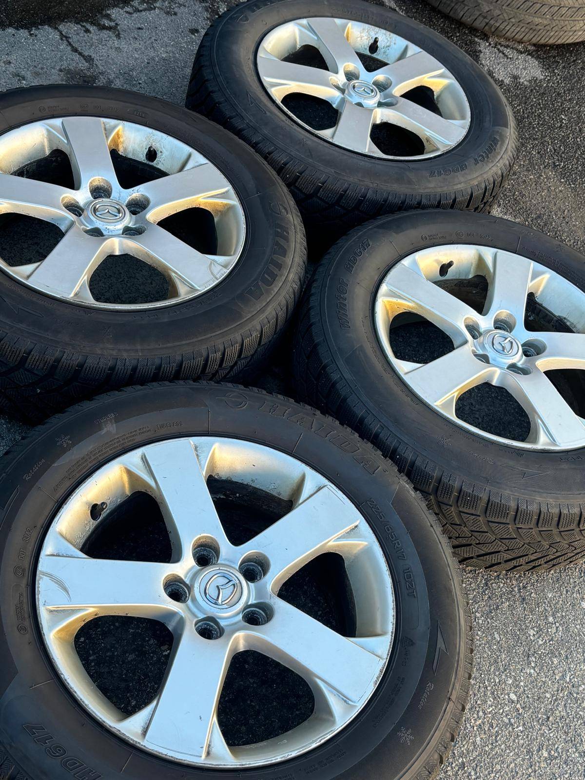 OEM 17"Mazda CX5/CX7/Tribute/Escape rims(5x114)+ 225/65/R17 snow - photo 4