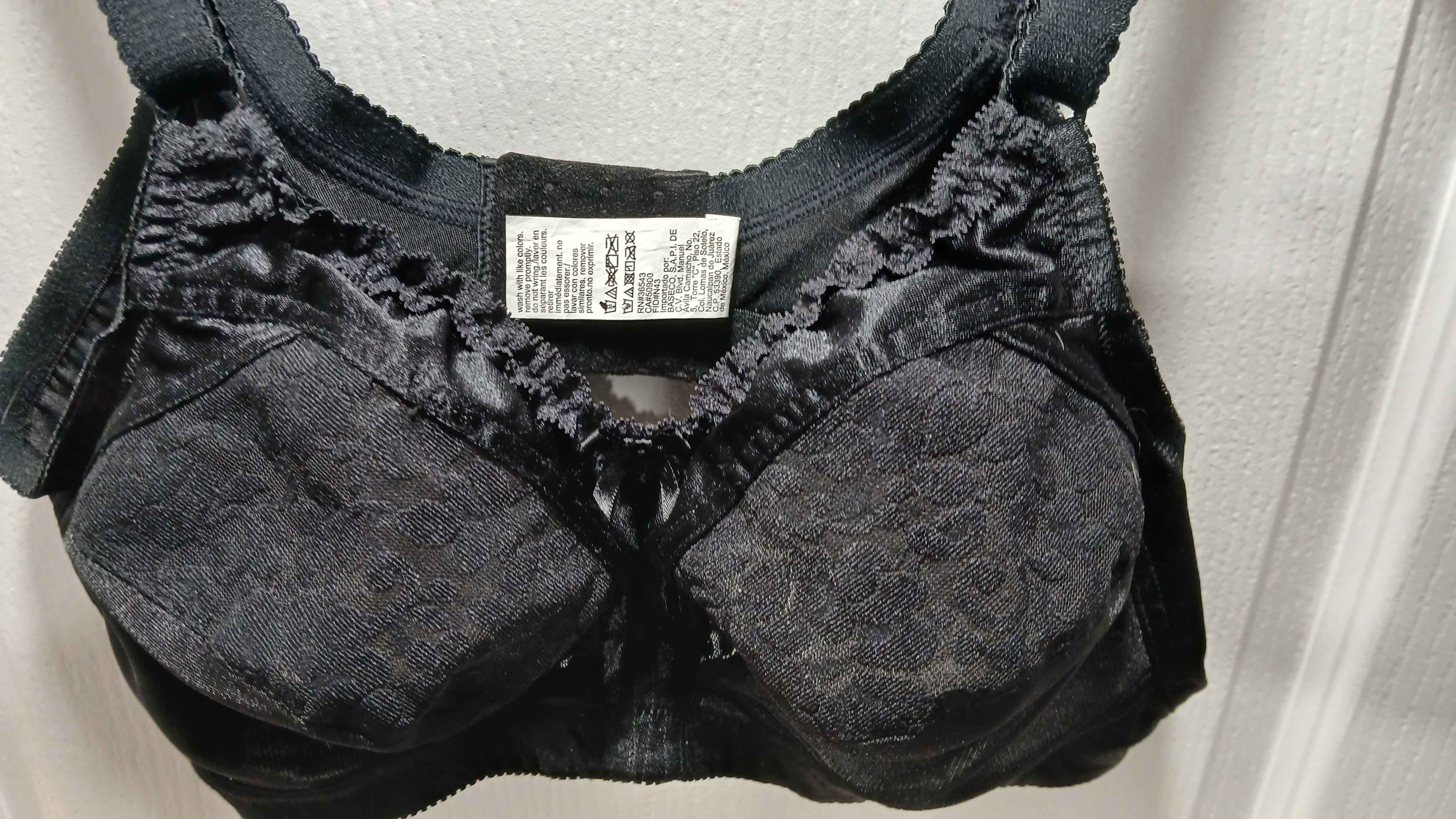 Two Warner's Black Lace Bra, 44C, Like New, Bundle for - photo 2