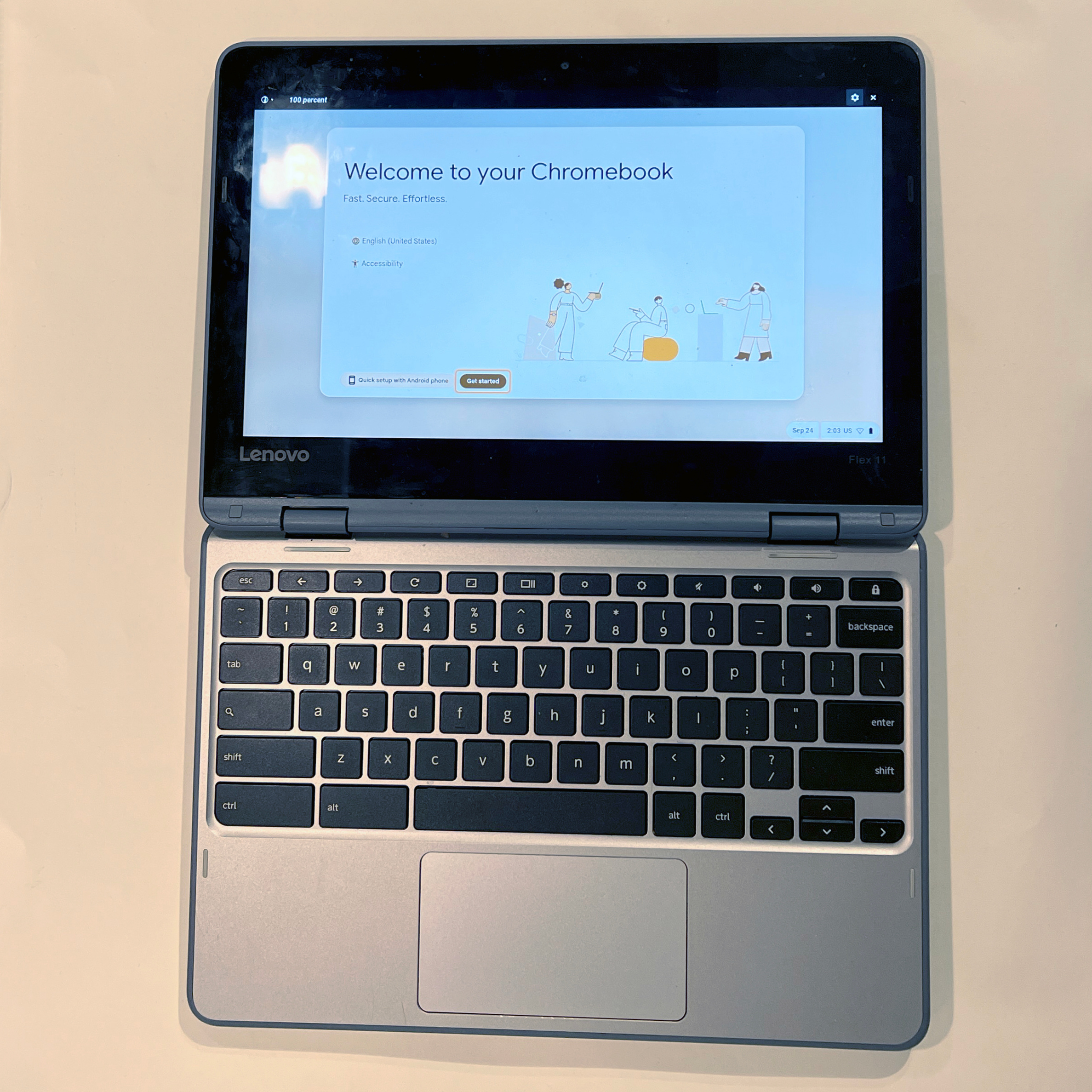 Lenovo N23 Yoga Chromebook — 2-in-1 Laptop/Tablet