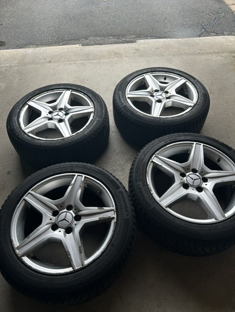 17" Mercedes Wheels & Tires (5x112)-winter- Fits MB C, E,CLA - photo 4