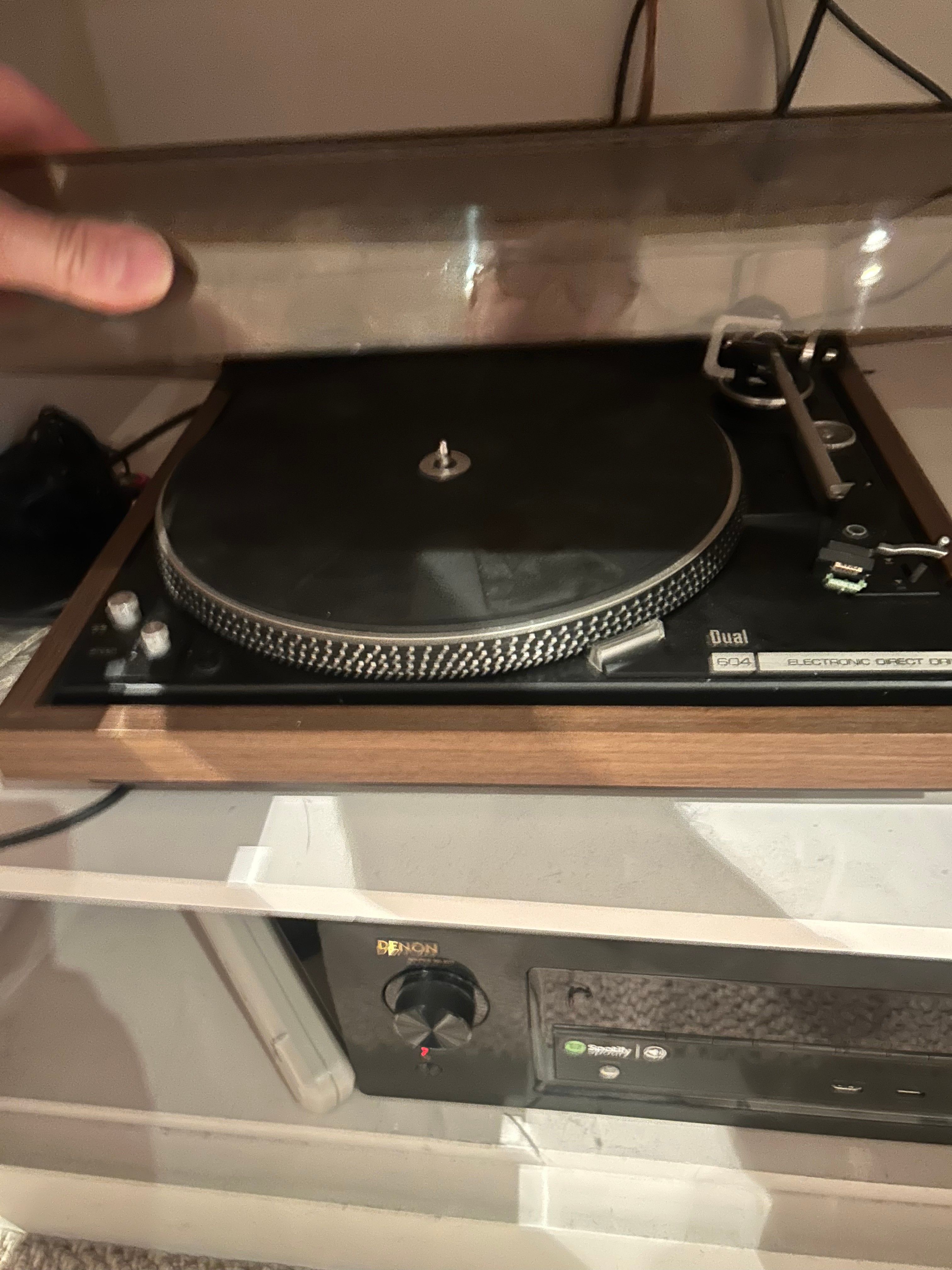 Dual 604 Turntable, Denon, KEF & Acoustic Profile Stereo Setup - photo 2