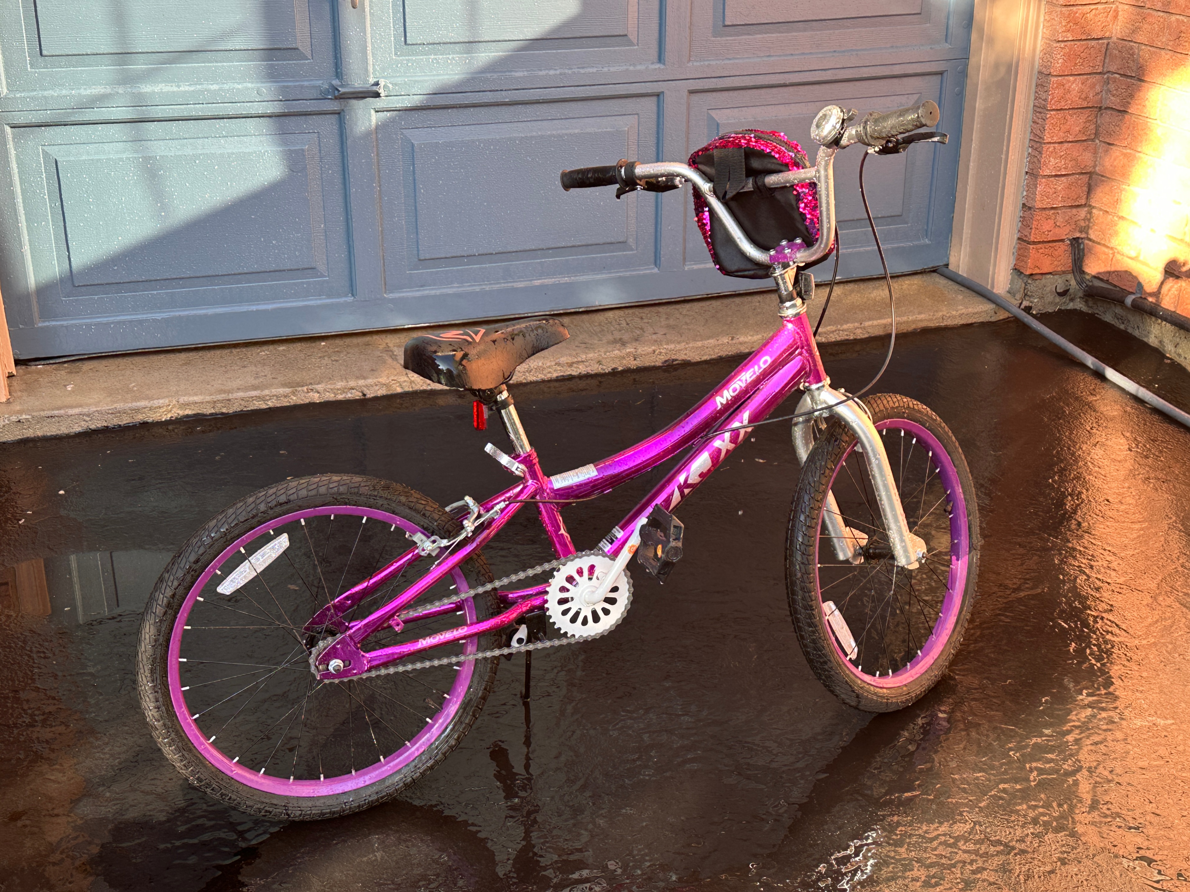 Girls Vibrant Purple Pink 20-inch Kids Bicycle - photo 3
