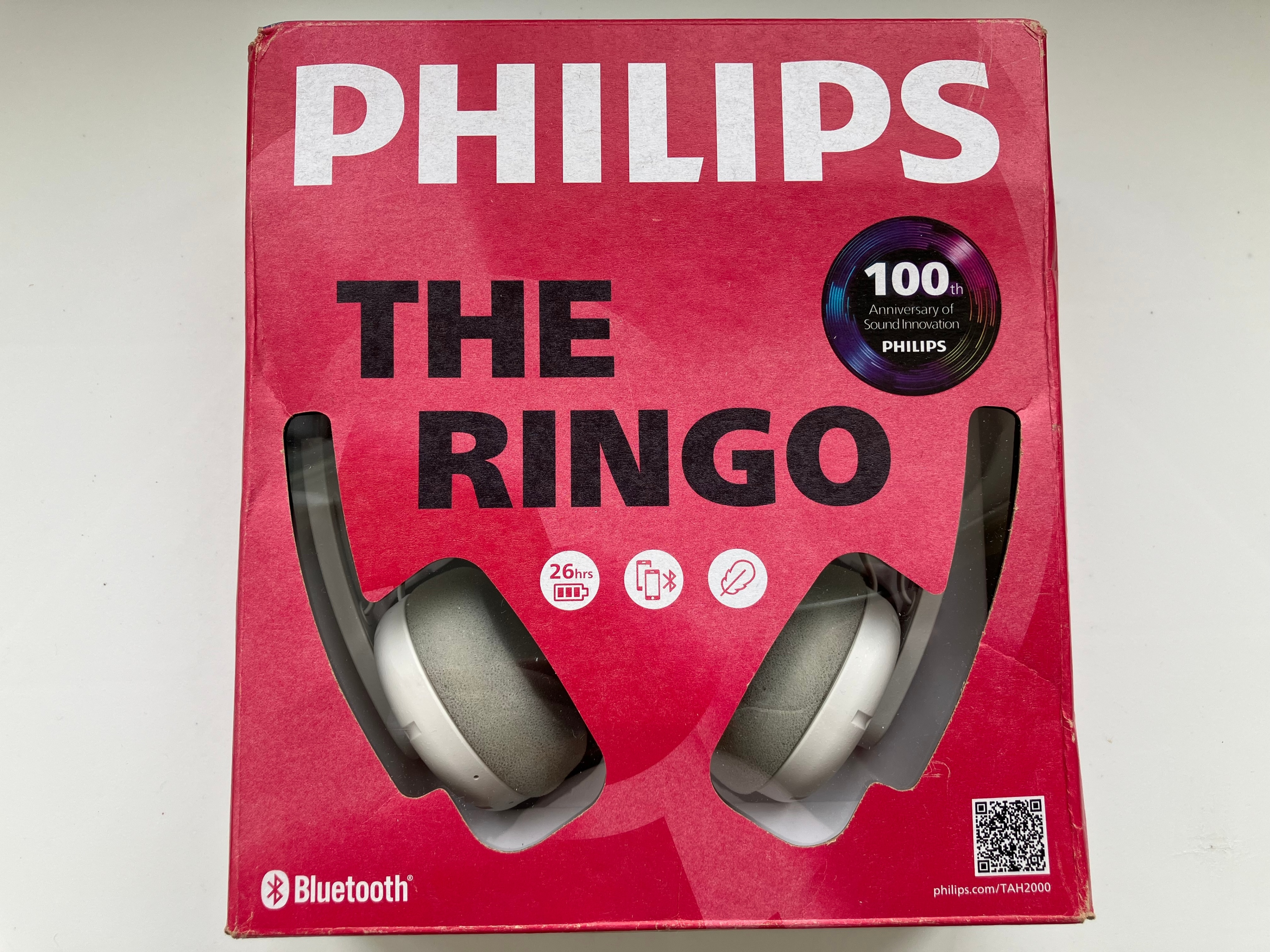 Philips TAH2000 “The Ringo” On-Ear Bluetooth Headphones