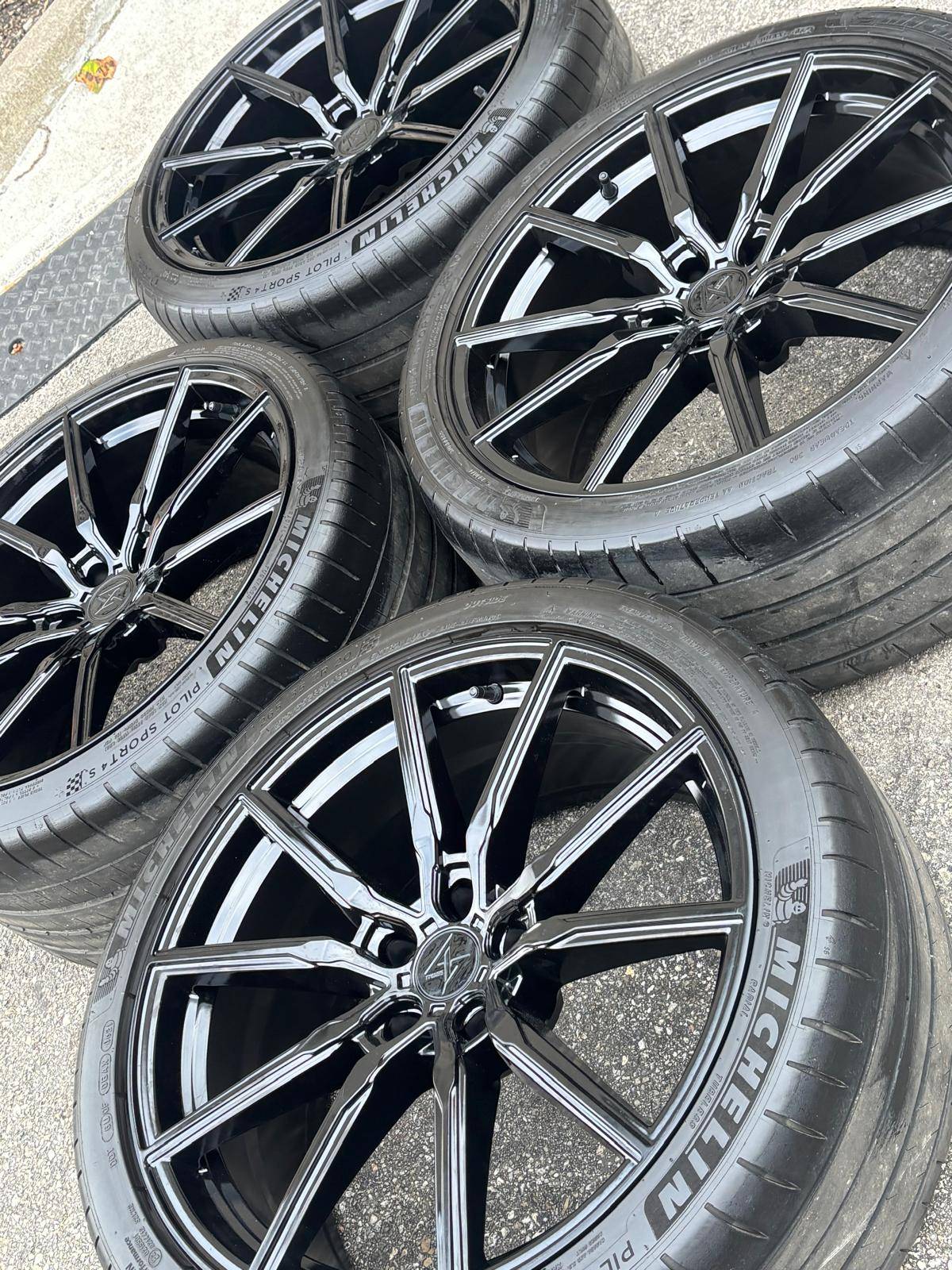 NEW 20”SENTALI(5x114)+used Michelin-MUSTANG/Maserati/Genisis/350 - photo 2