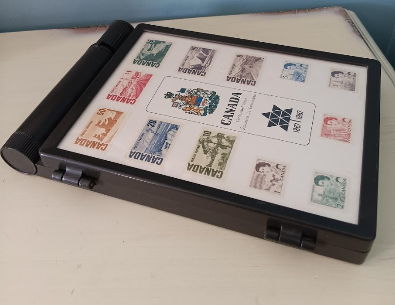 Canada Centennial Issue 1867 - 1967 stamps & stamp box - photo 3