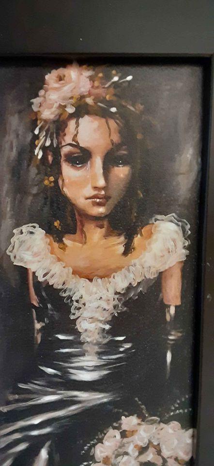 Angelina Wrona Framed Painting - "The Bridesmaid" - photo 3