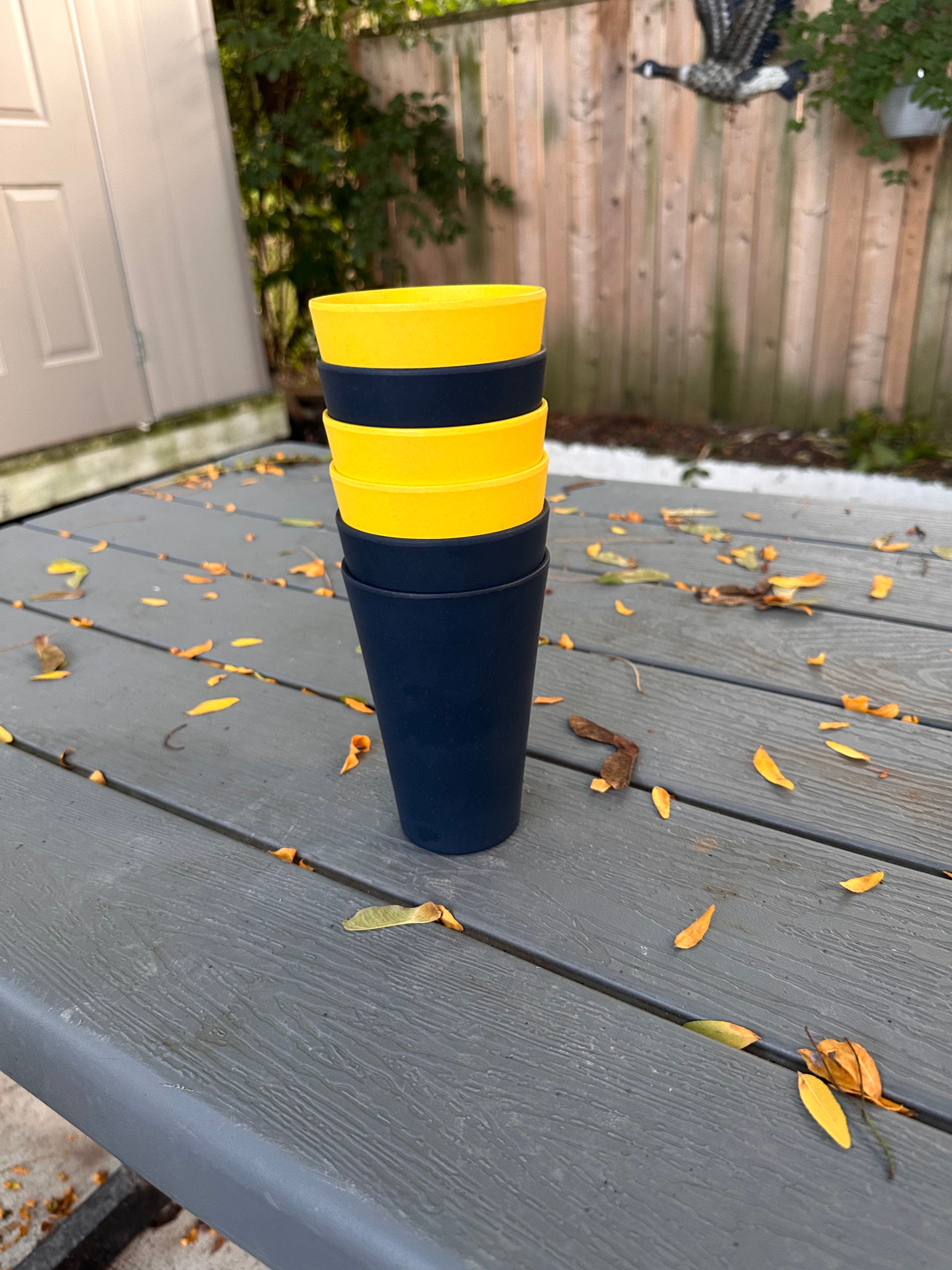 Brand new - Set of 6 Reusable Bamboo Drinking Cups