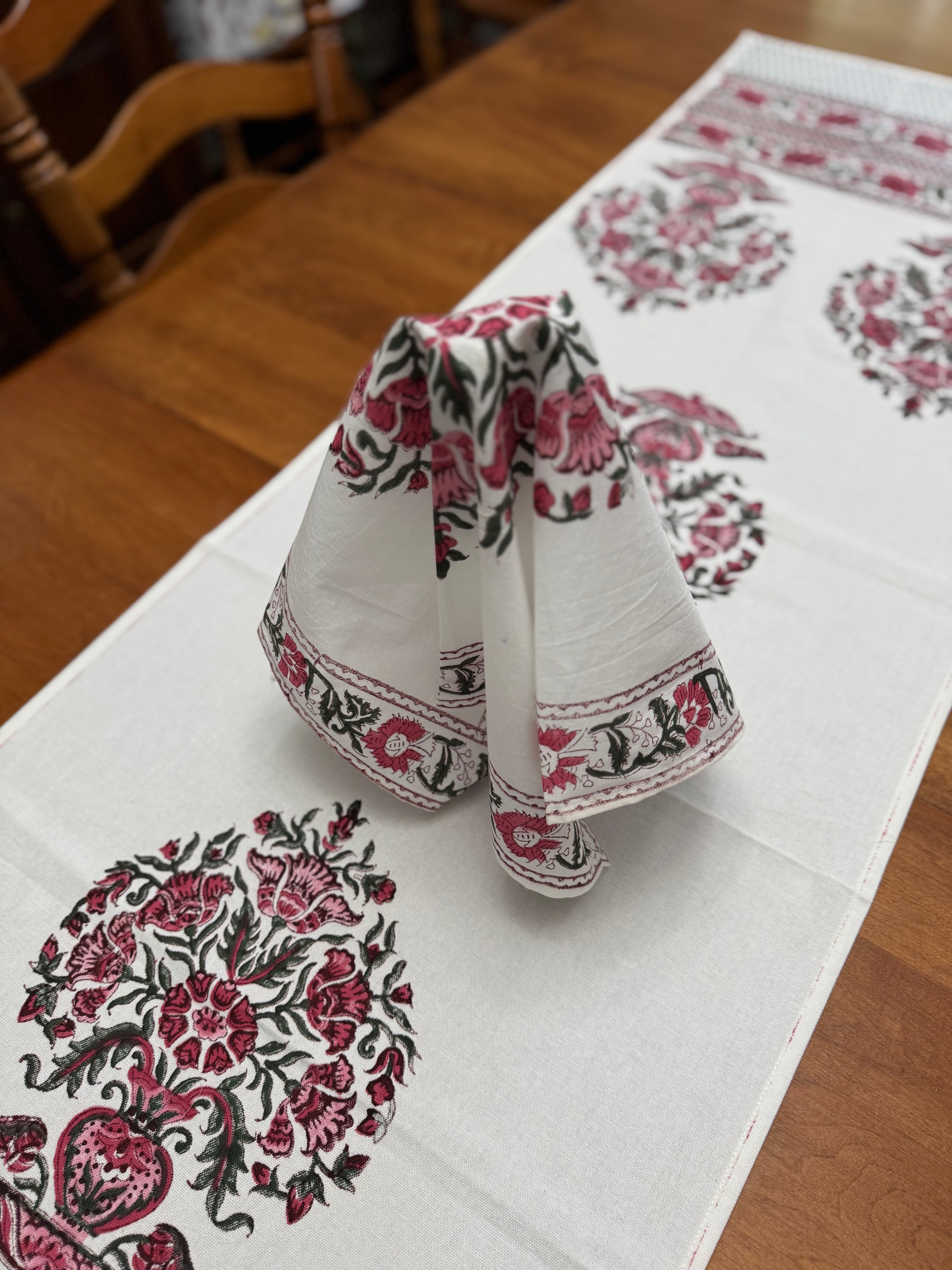 Brand New - Floral Cotton Dining Set (13-Piece) - Steal Deal - photo 5