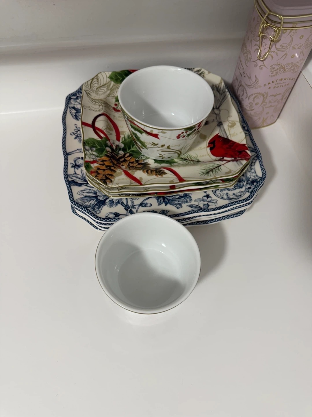 ceramic dinner and salad plates - photo 2