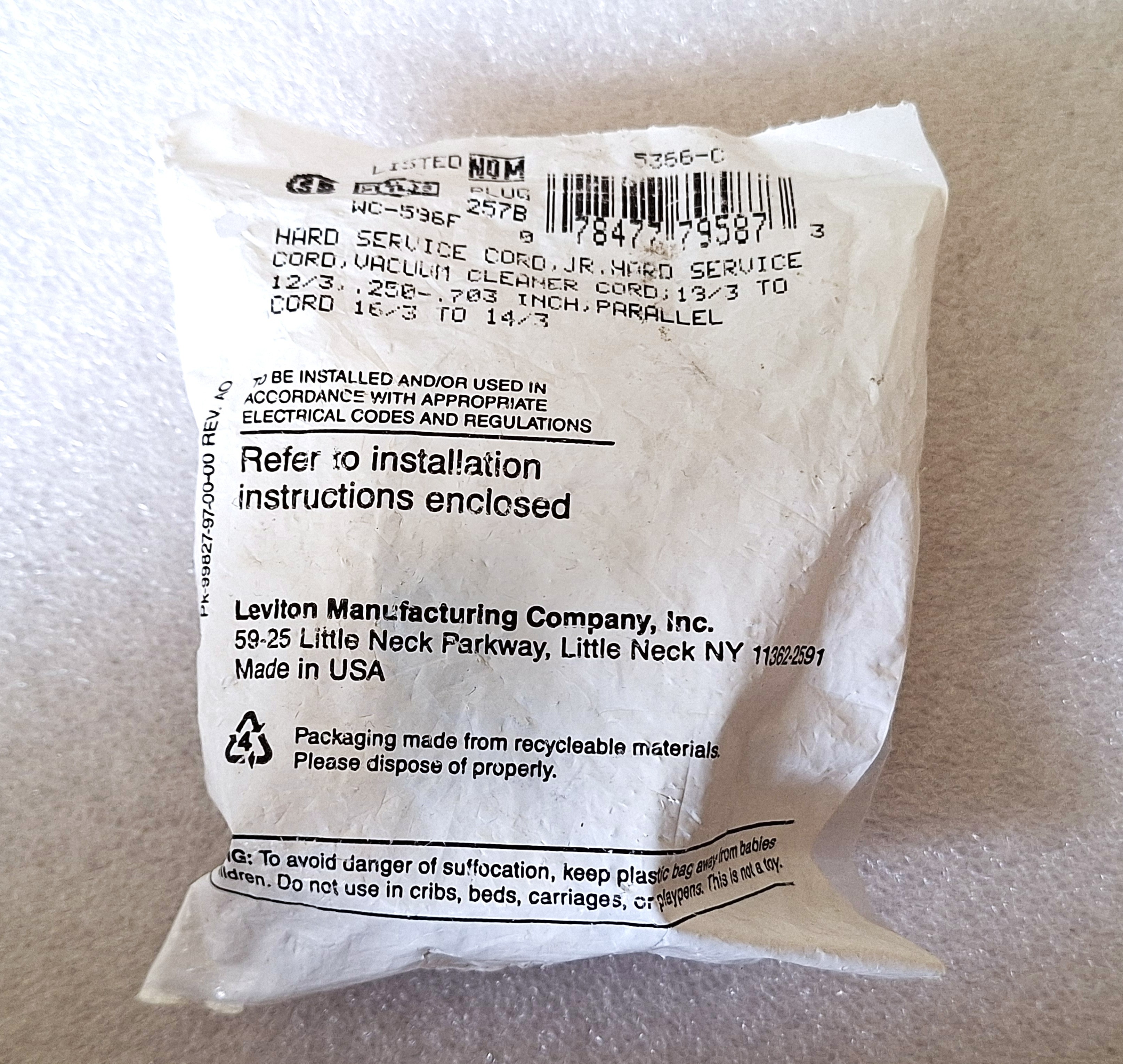 Leviton Industrial Specification Grade Plug 5366-C - photo 2