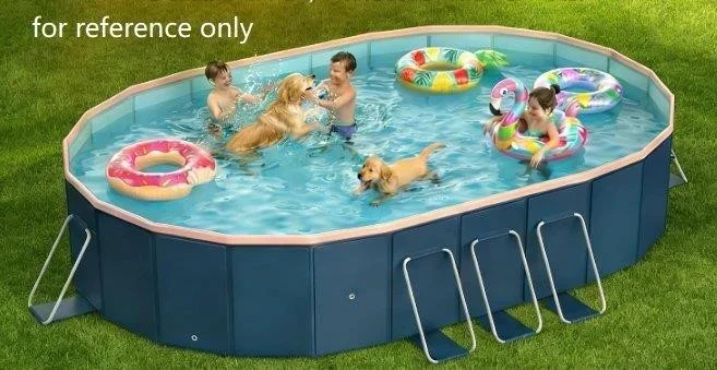 Folding Pool 210cm Glacier Blue