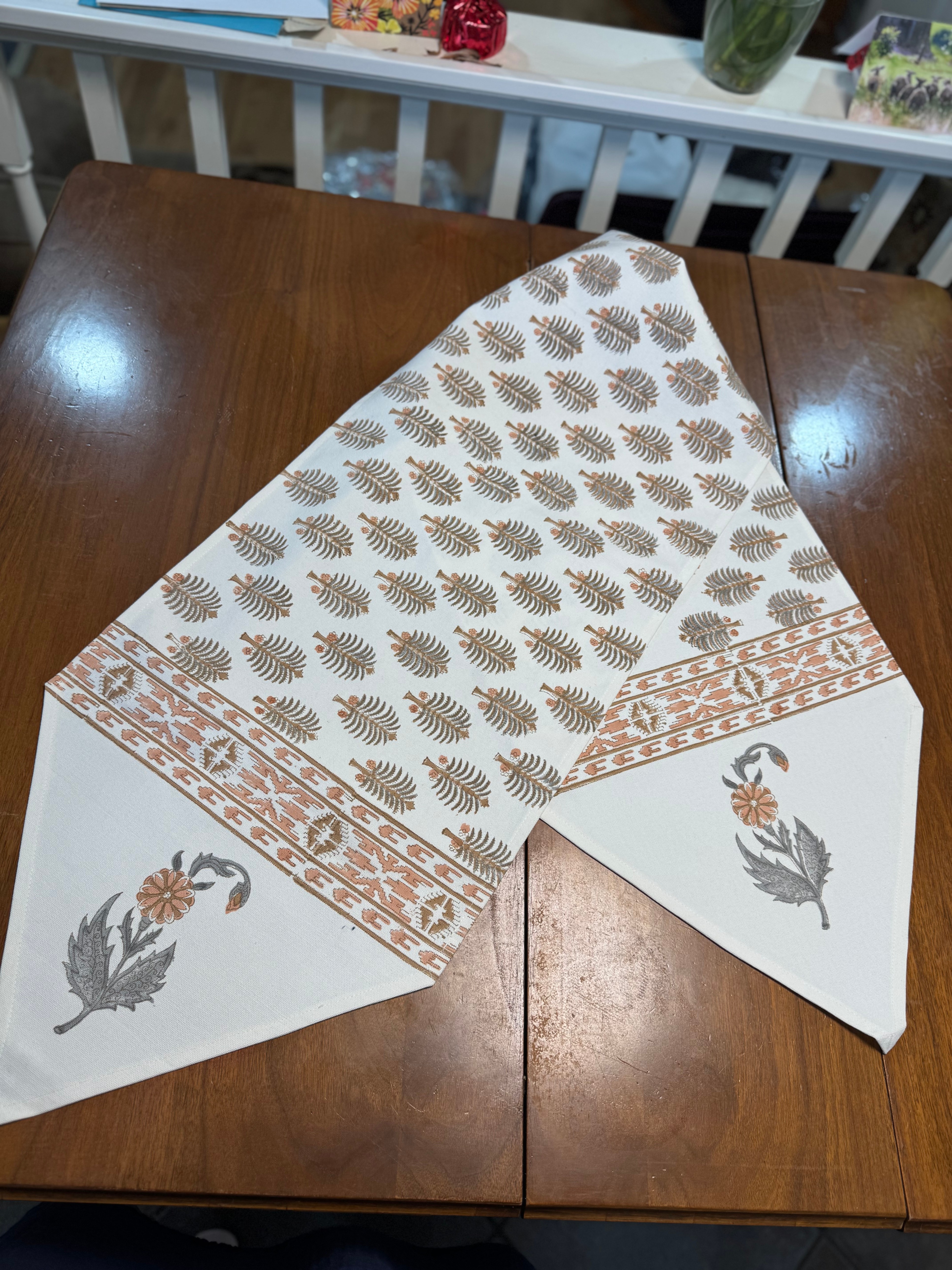 Brand New - Cotton Table Runner (14" x 72") - Steal Deal! - photo 4