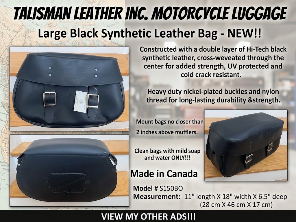 Talisman Leather Motorcycle Luggage Bag