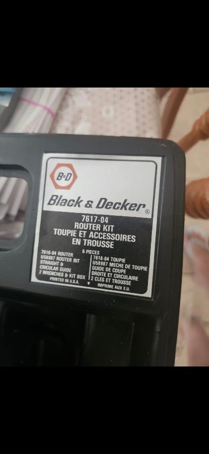 Black & Decker Deluxe Router Kit – Model 7617-04 - photo 2