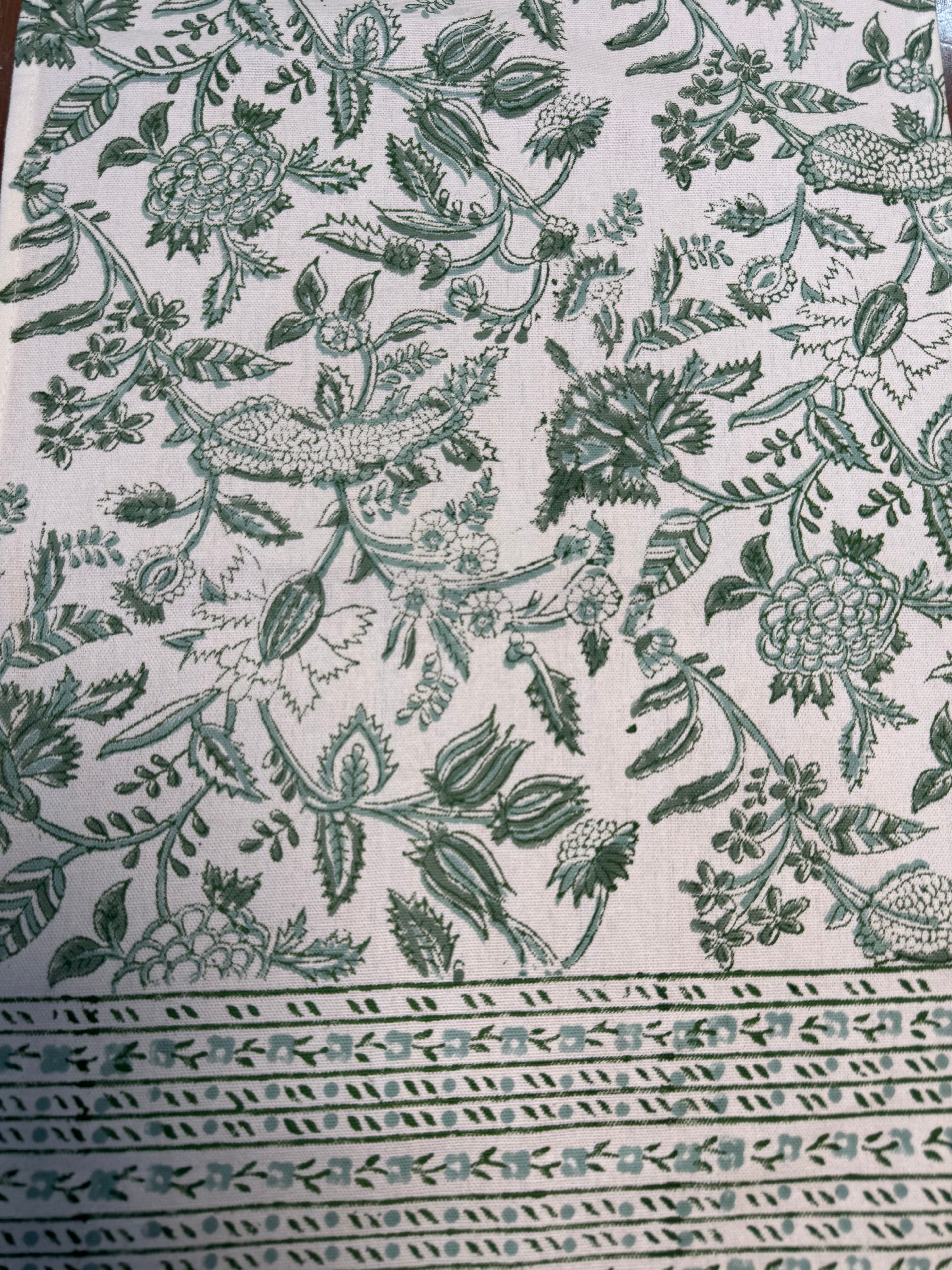 Brand New - Floral Cotton Table Runner (20" x 60") - Steal Deal - photo 4