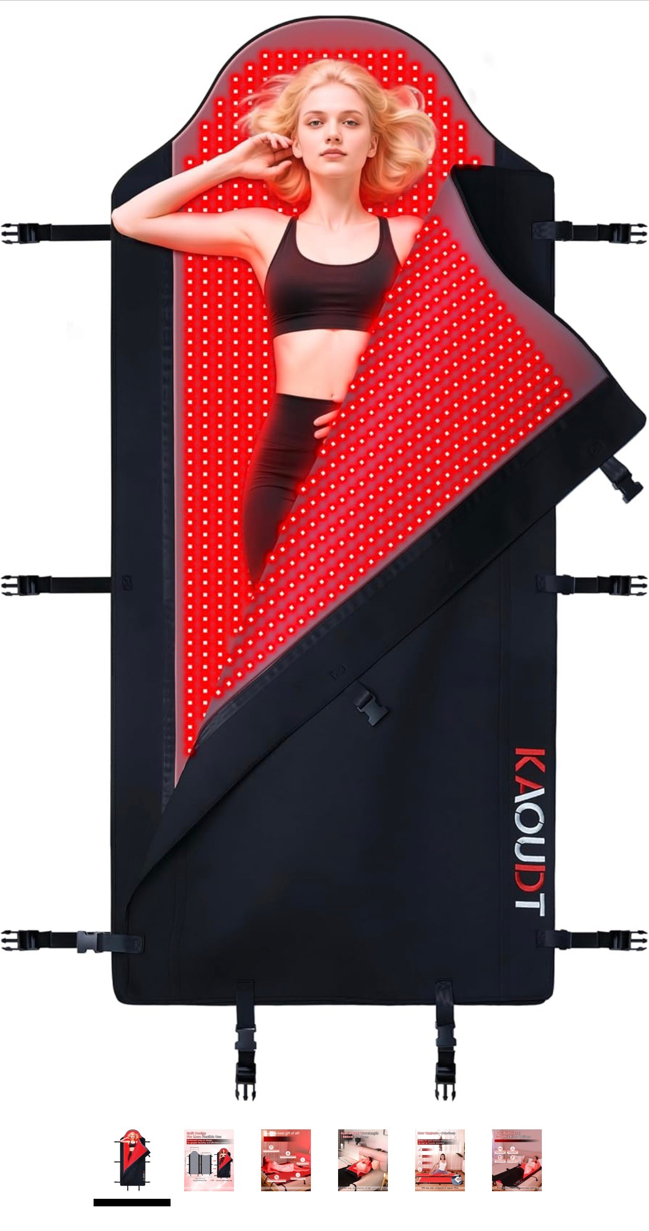 Red Light Mat Full Body Home Light Device 2600 LEDs 660nm&850nm
