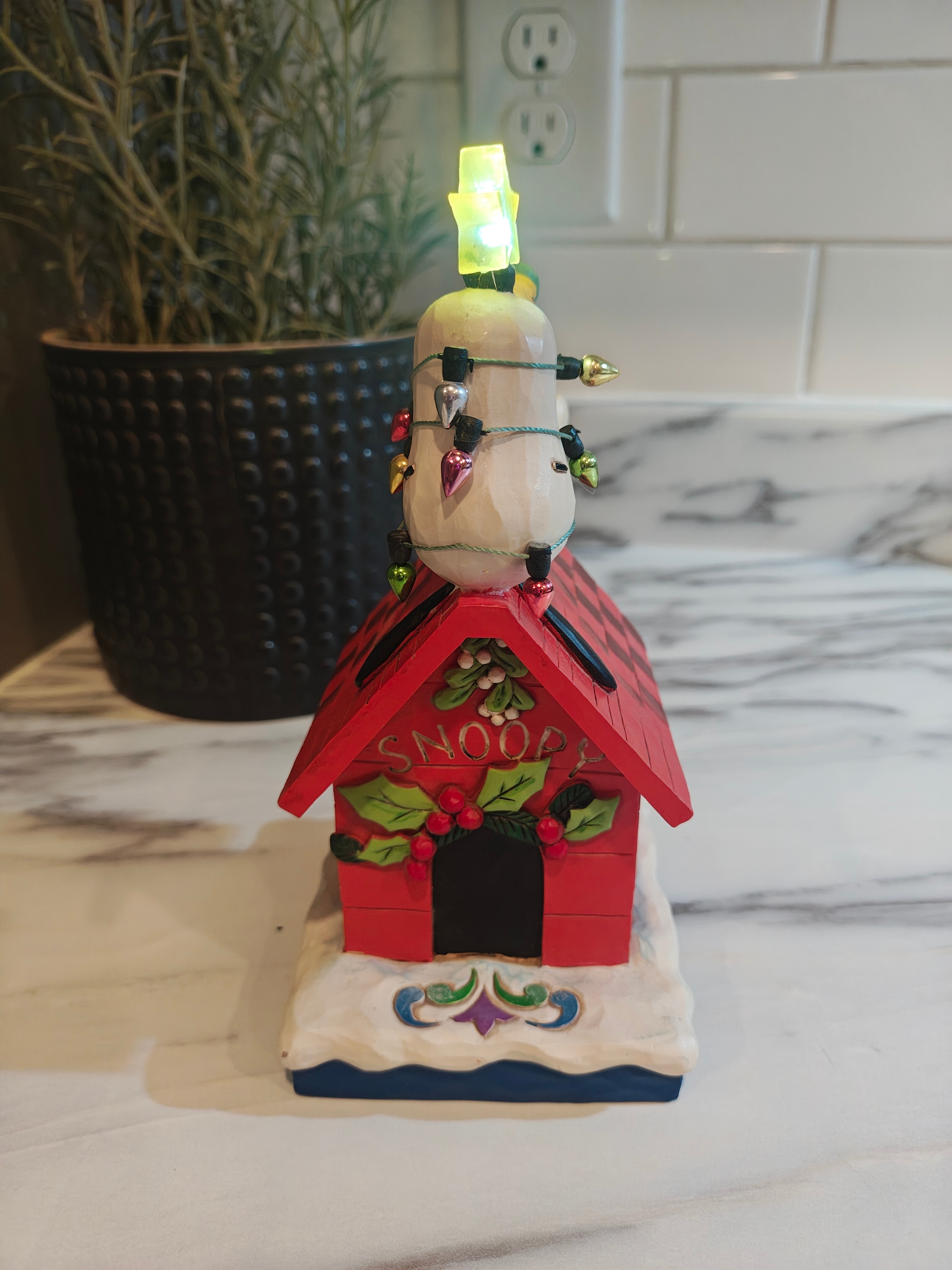 Jim Shore Peanuts Snoopy Lighted “Merry and Bright”4052719 - photo 5