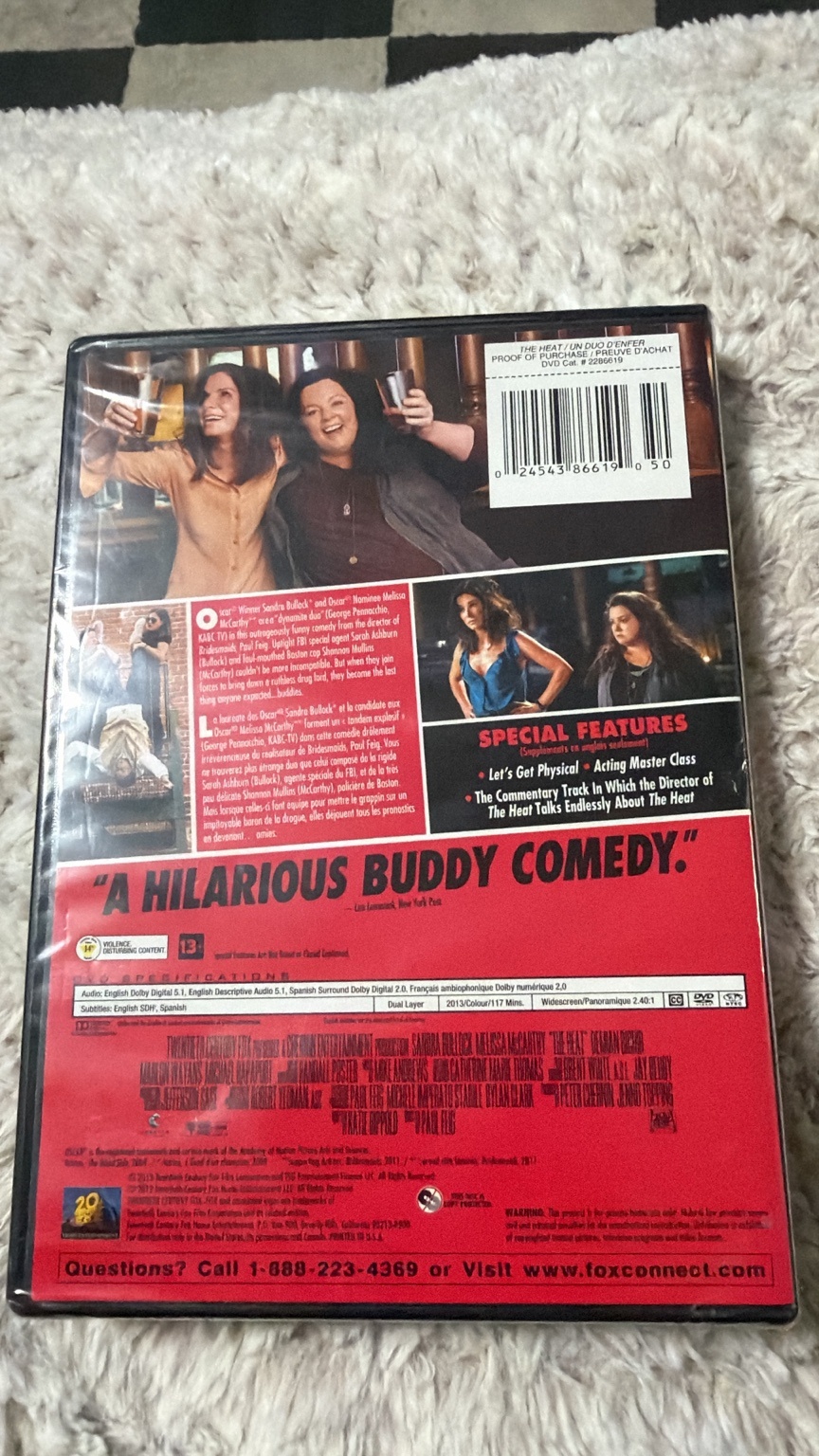 The Heat DVD – BRAND NEW & FACTORY SEALED – Sandra Bullock - photo 2