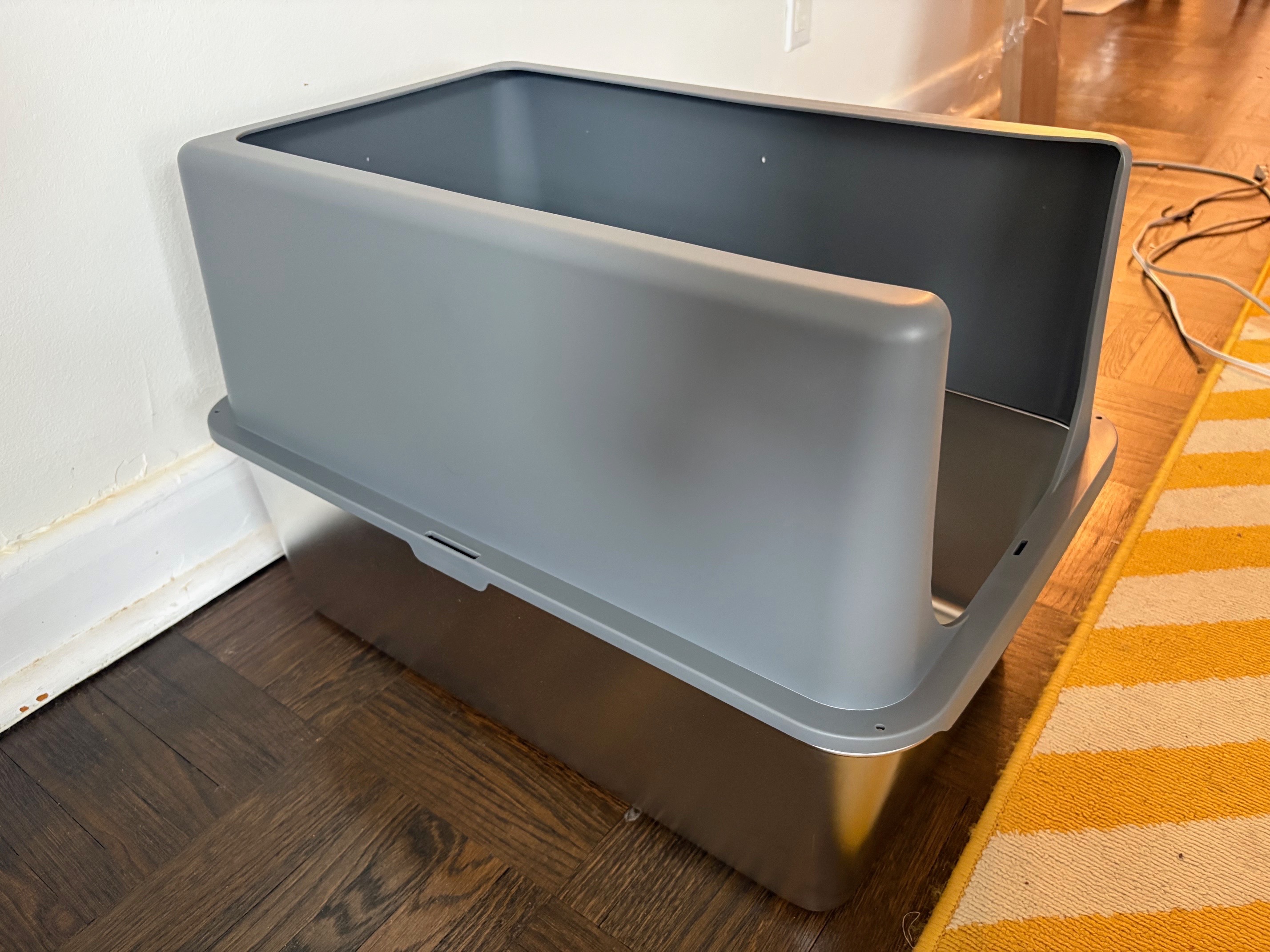 New XXXL Stainless Steel Cat Litter Box - photo 2