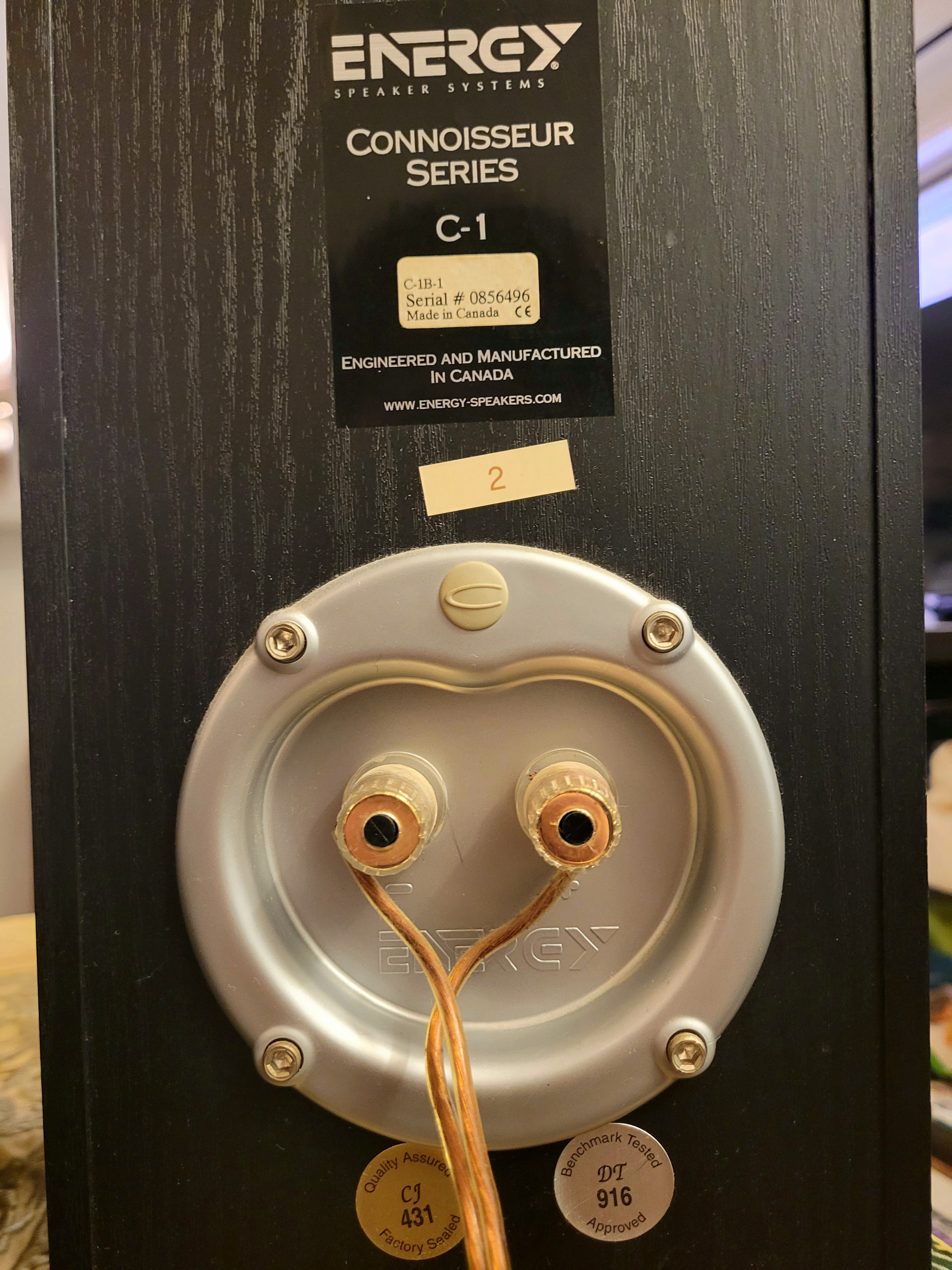 Energy Connoisseur Series C-1 Bookshelf Speakers (Pair) - photo 3