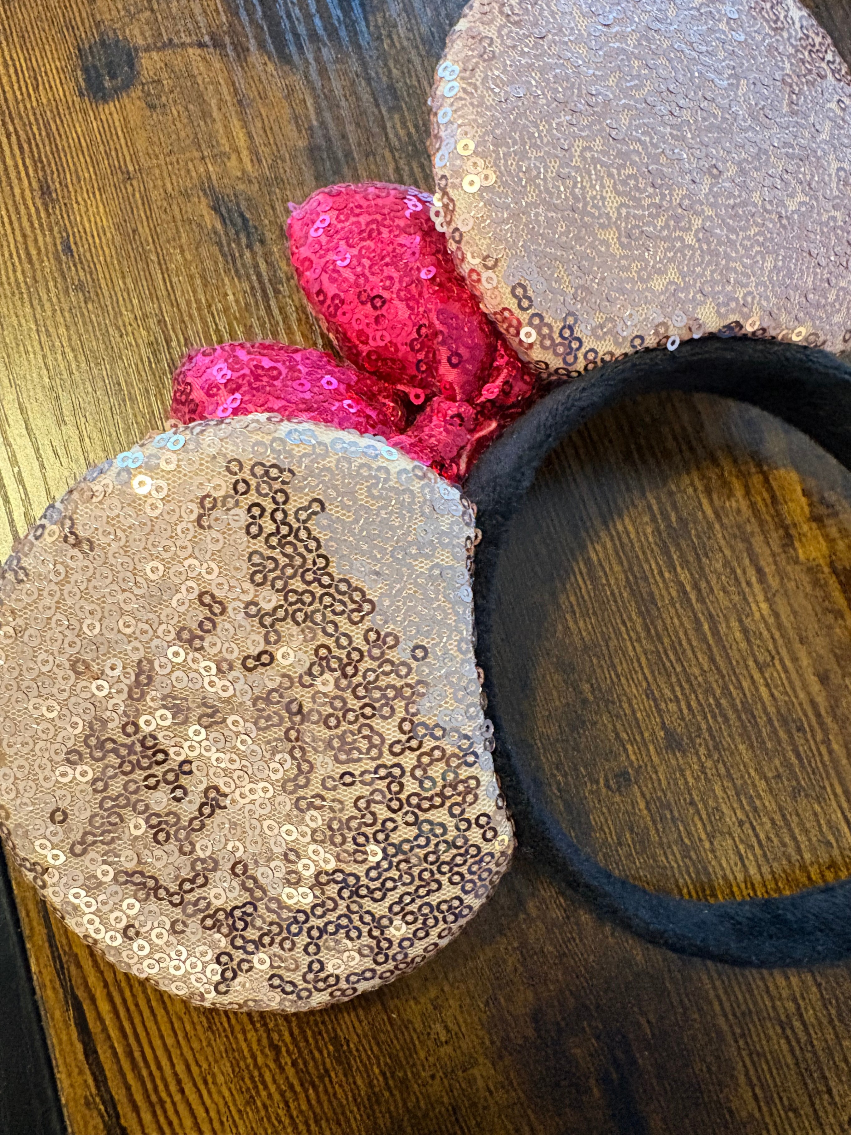 Pink Sequin Mouse Ears Headband – Halloween - photo 4