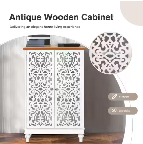 Antique Style Wooden Cabinet - New in box - photo 5