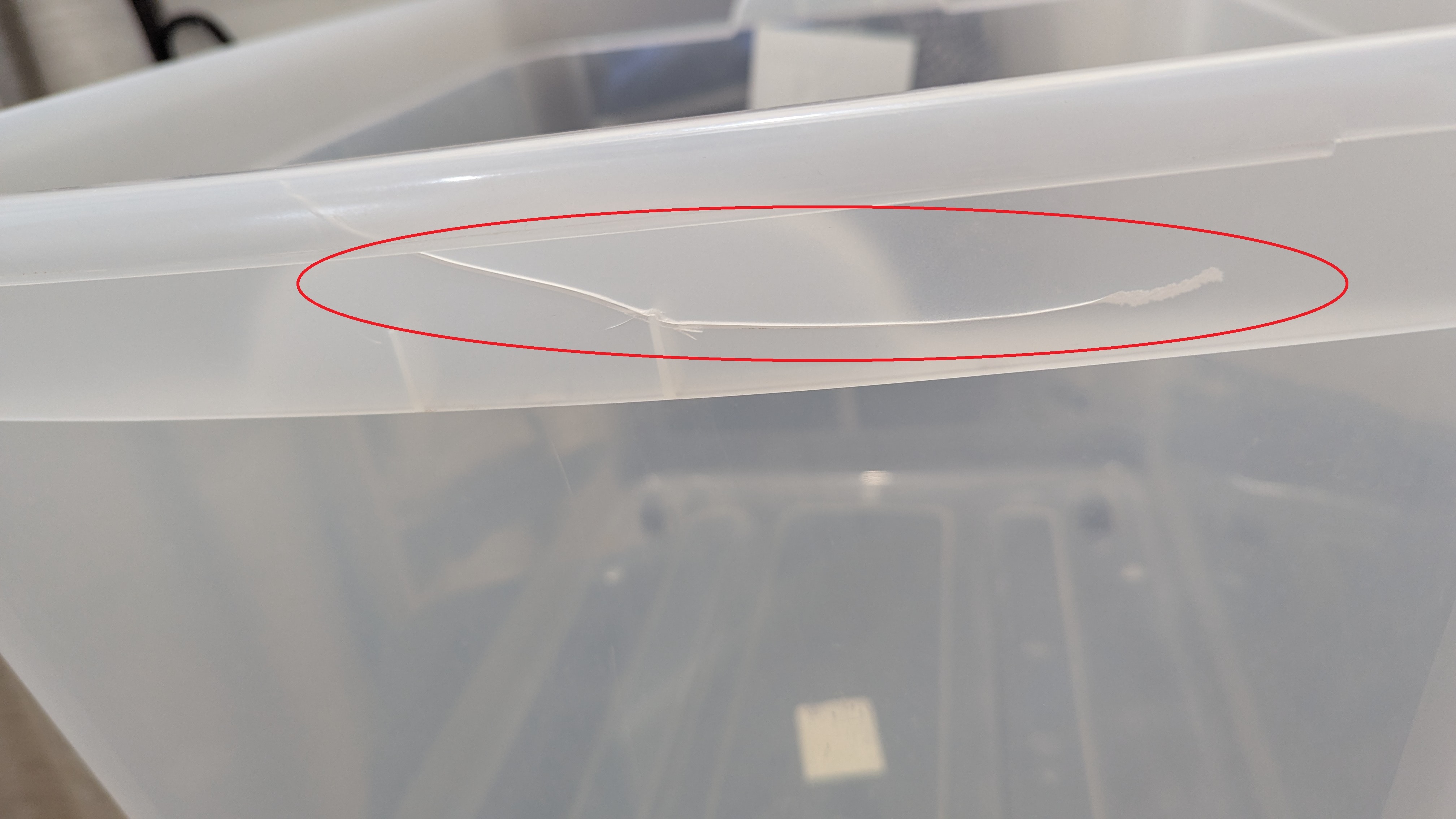 Big Huge Plastic Large Storage Box Bins Totes Containers - photo 3