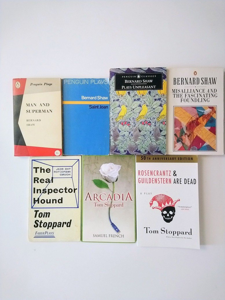 Bernard Shaw / Tom Stoppard plays!