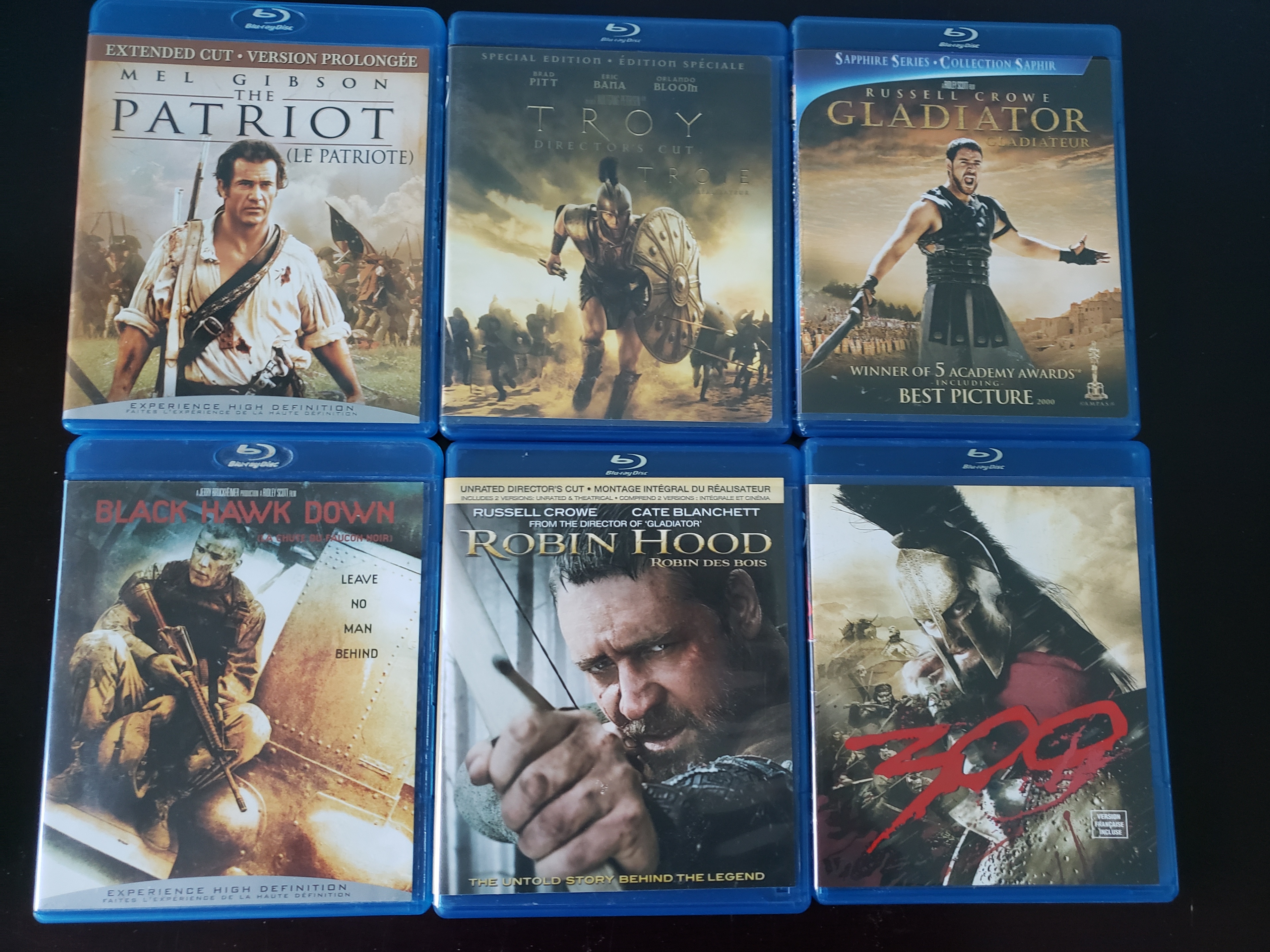 6 War Movies Bluray Bundle