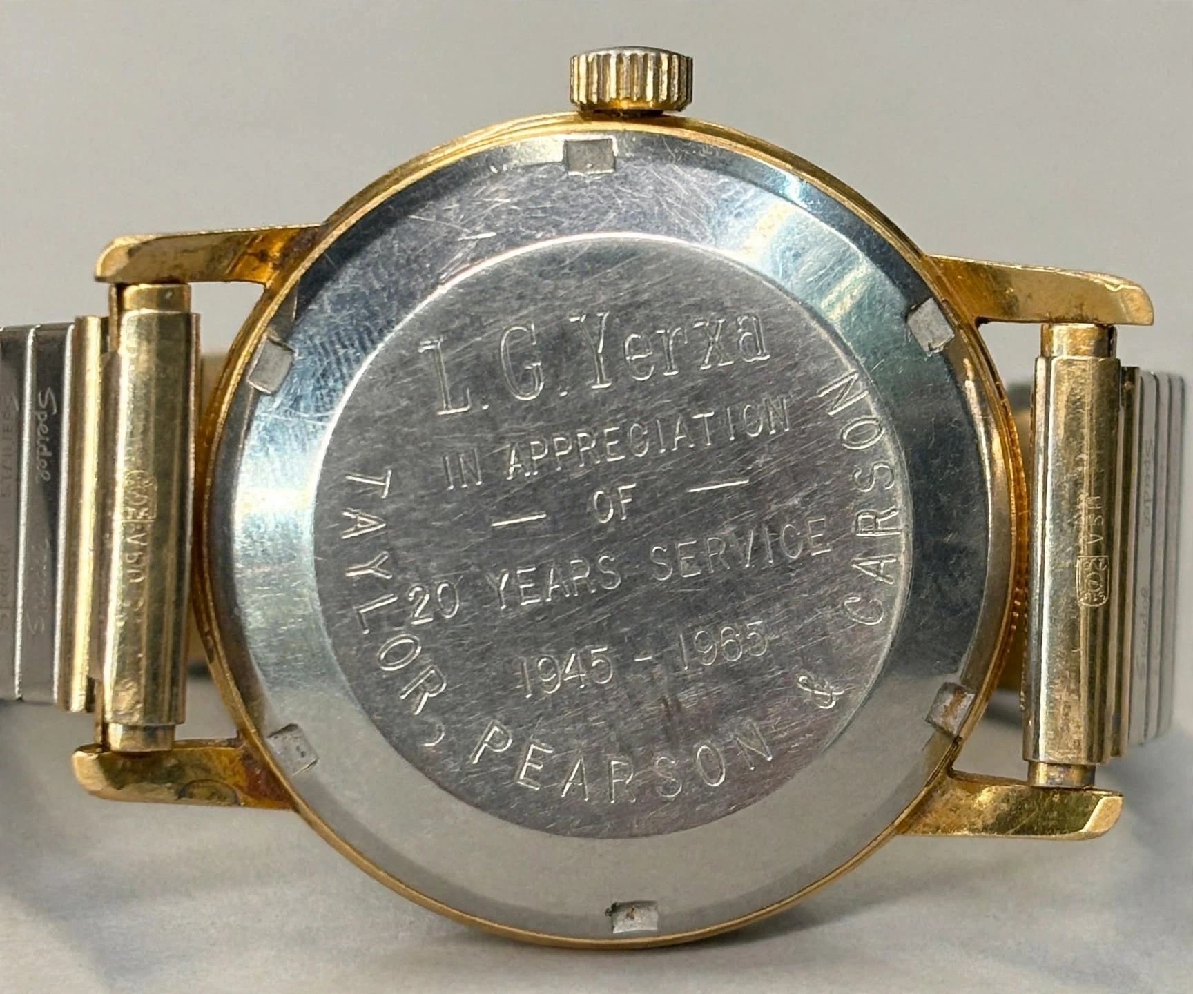 1965 Birks Eterna-Matic Automatic Watch Swiss Made Engraved - photo 5