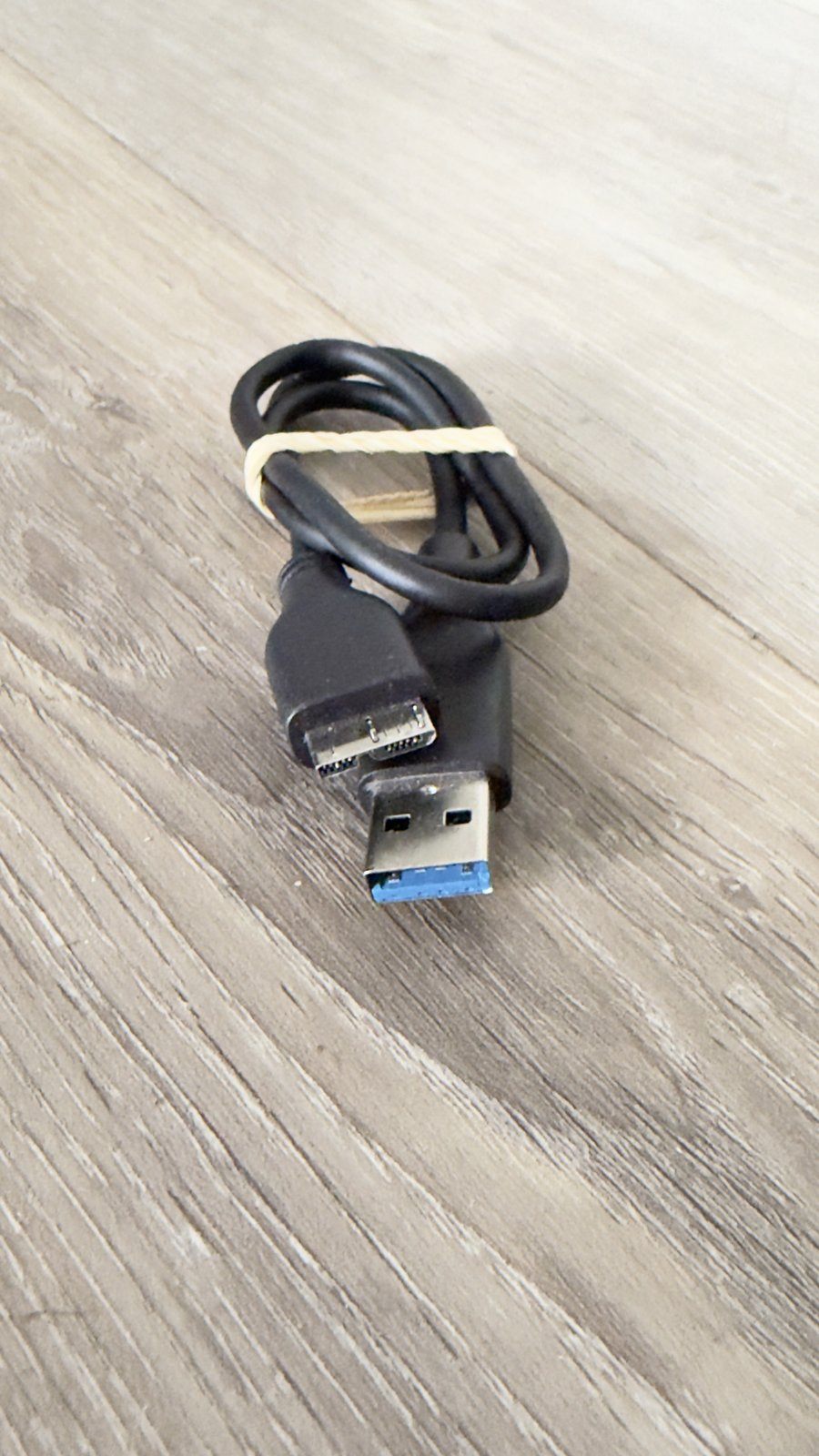 USB 3.0 Micro-B Cable for External Hard Drives – Black - photo 3