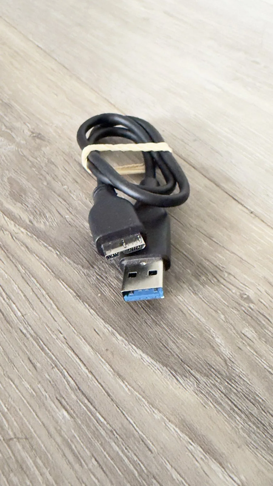 USB 3.0 Micro-B Cable for External Hard Drives – Black - photo 3