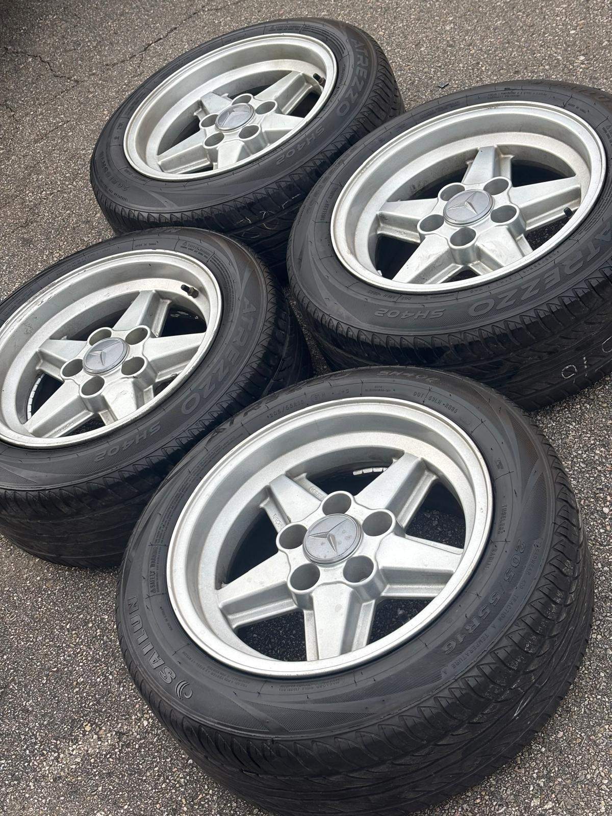 OEM 16”Mercedes PENTA(5x112)+205/55/R16 Sailun tires