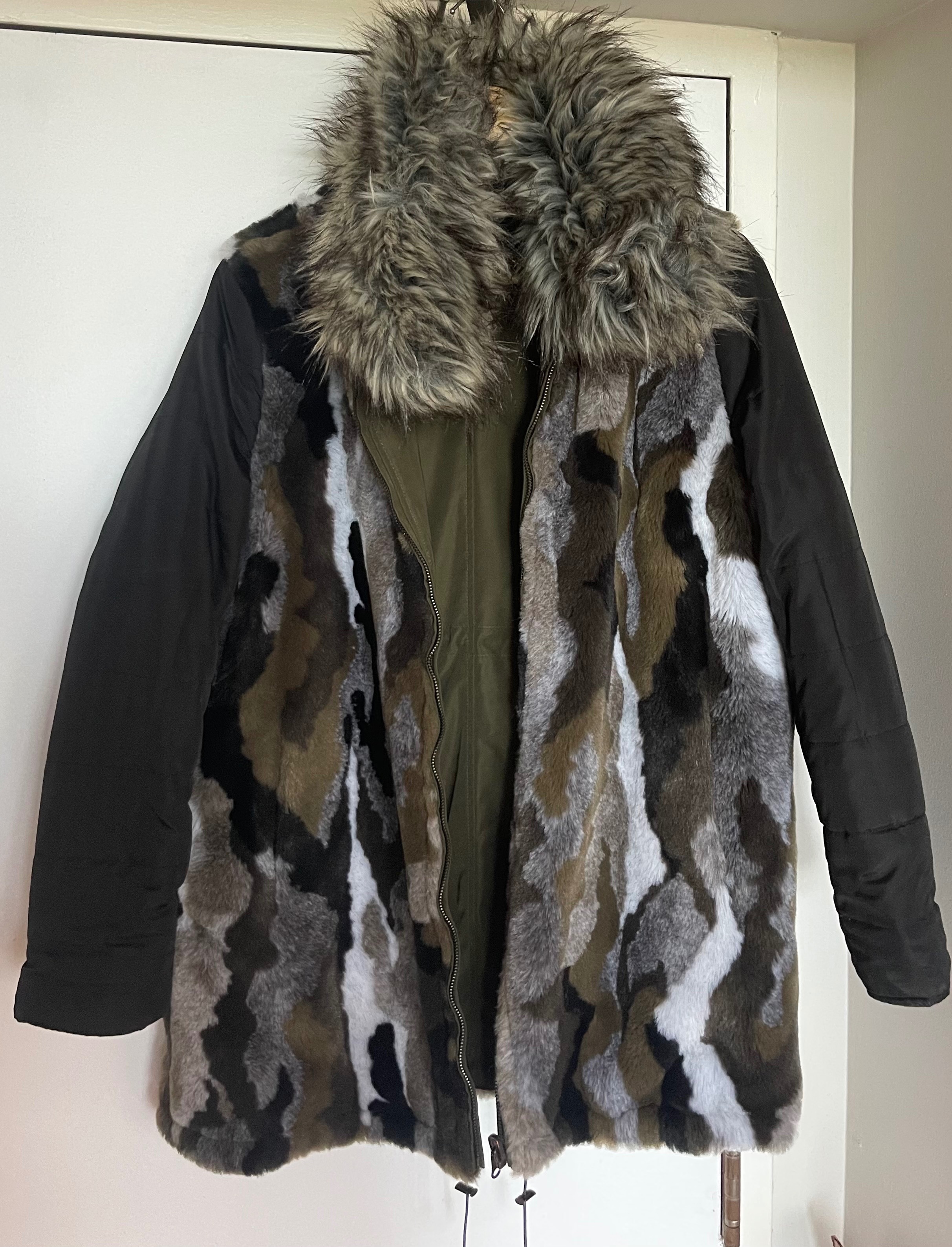 Adrienne Landau Reversible Faux-Fur Parka (Small) - photo 3