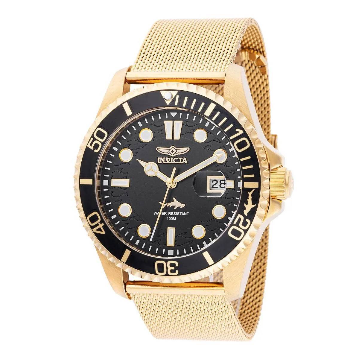 Invicta Pro Diver Men's Watch - 43mm, Gold - photo 4